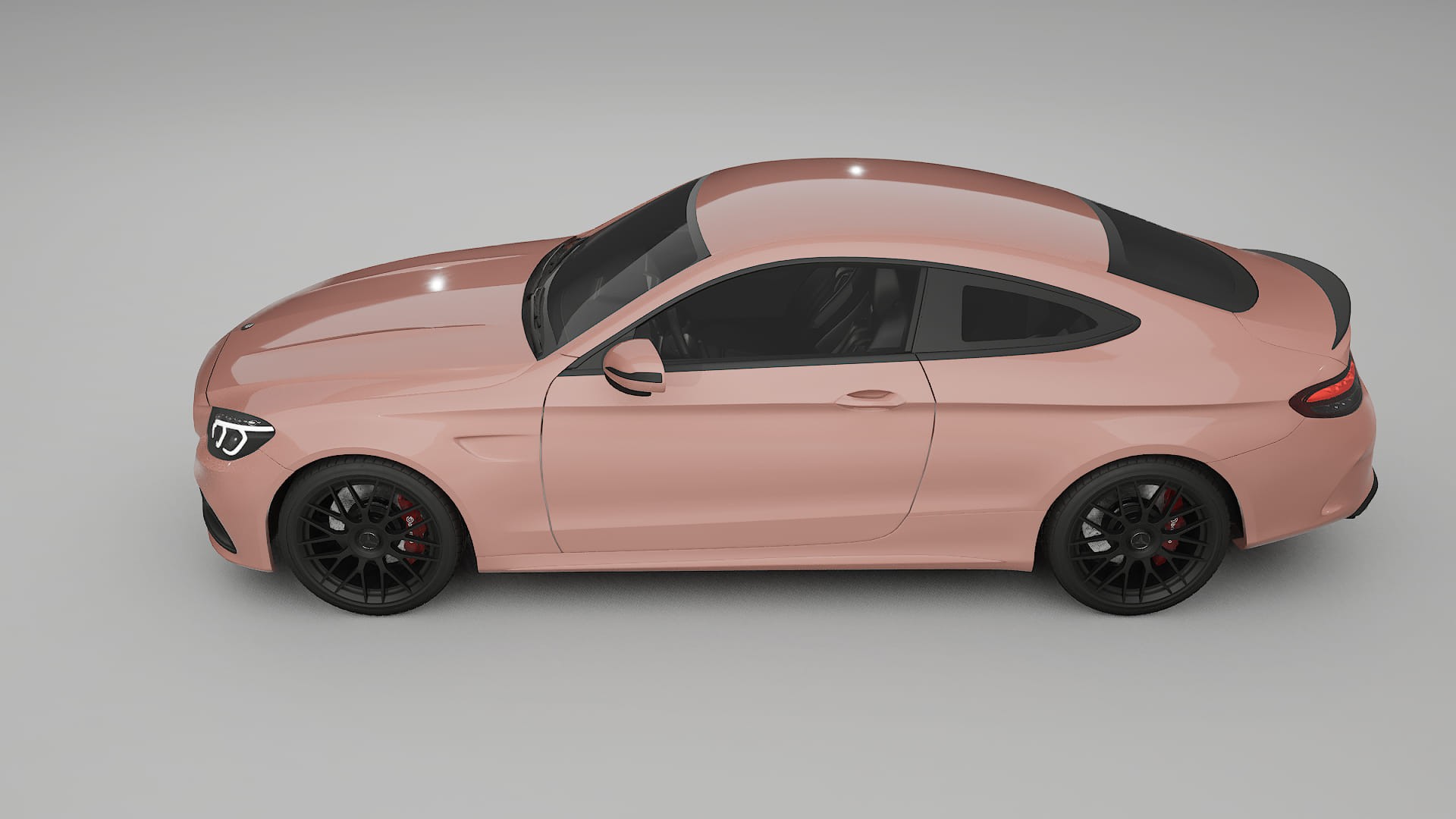 Mercedes C63 AMG W205 Coupe TPU Lakbeschermingsfolie | BLUSH Kleurveranderende PPF – Volledig Voorgesneden Kit
