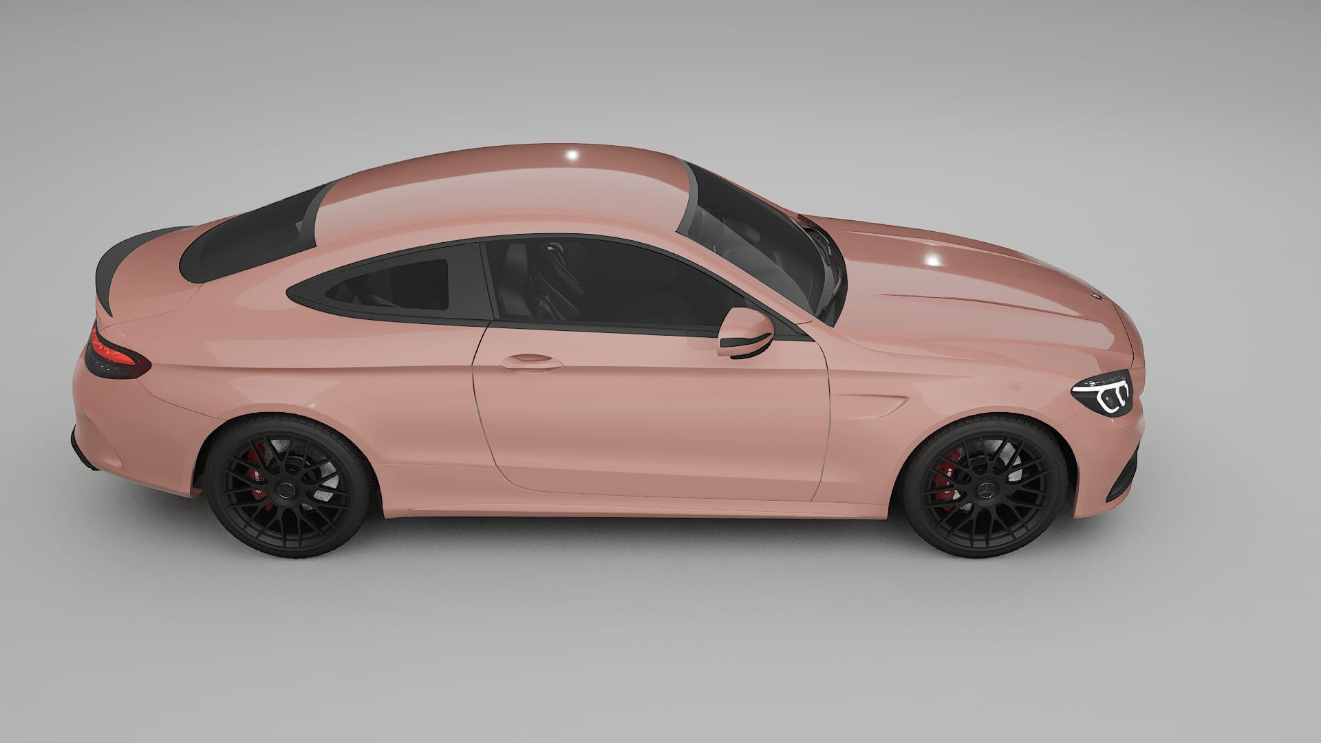 Mercedes C63 AMG W205 Coupe TPU Lakbeschermingsfolie | BLUSH Kleurveranderende PPF – Volledig Voorgesneden Kit