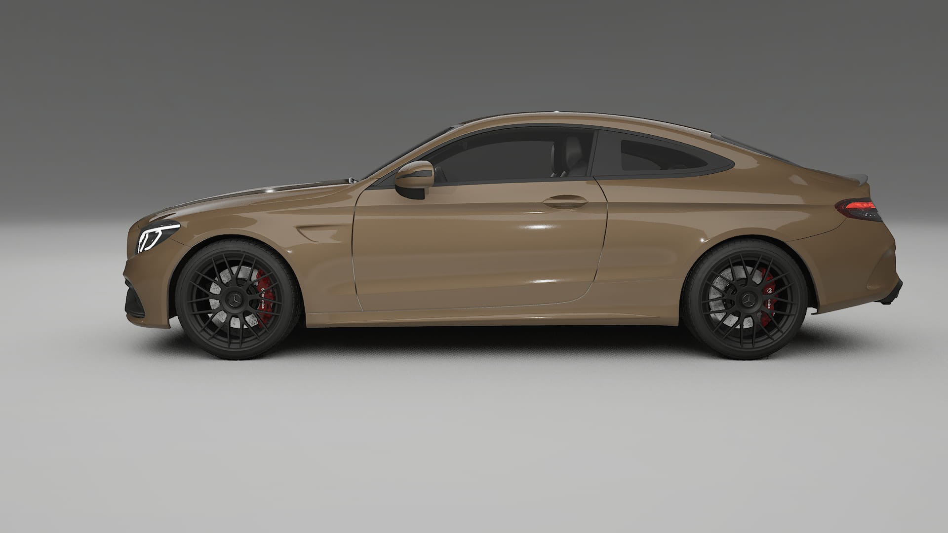 Mercedes C63 AMG W205 Coupe TPU Lakbeschermingsfolie | SAHARA Kleurveranderende PPF – Volledig Voorgesneden Kit