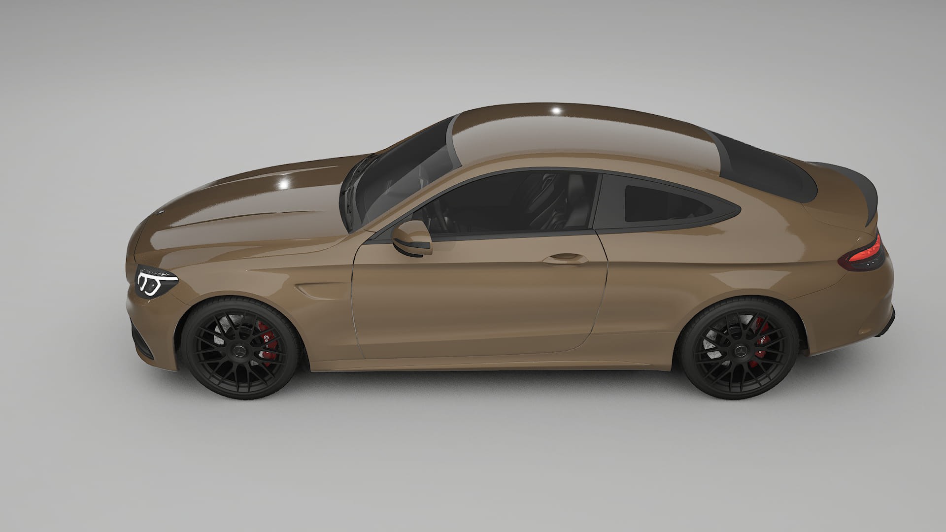 Mercedes C63 AMG W205 Coupe TPU Lakbeschermingsfolie | SAHARA Kleurveranderende PPF – Volledig Voorgesneden Kit