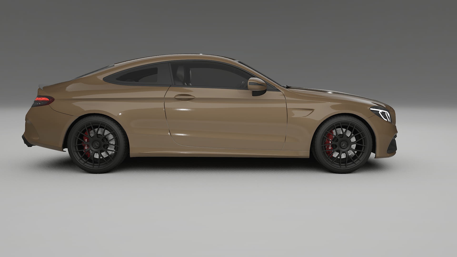 Mercedes C63 AMG W205 Coupe TPU Lakbeschermingsfolie | SAHARA Kleurveranderende PPF – Volledig Voorgesneden Kit