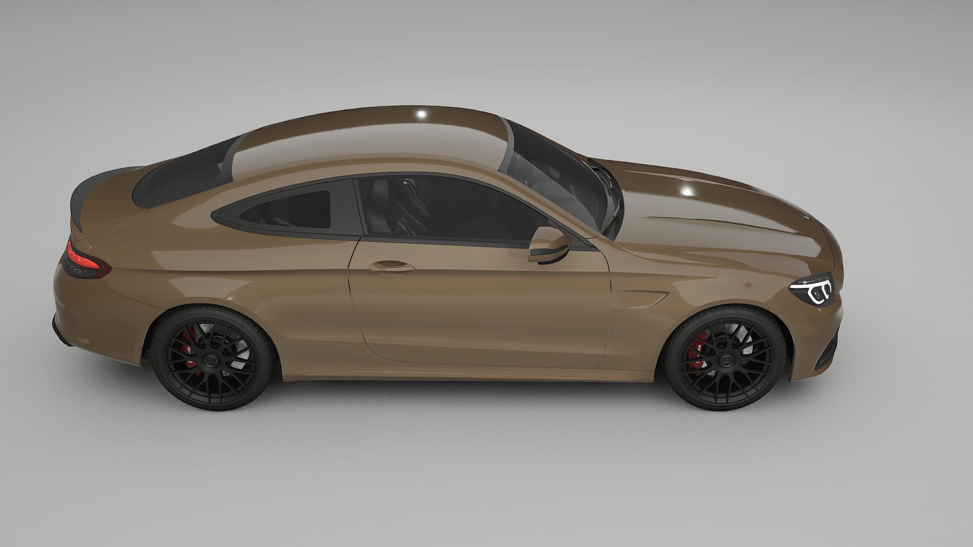 Mercedes C63 AMG W205 Coupe TPU Lakbeschermingsfolie | SAHARA Kleurveranderende PPF – Volledig Voorgesneden Kit
