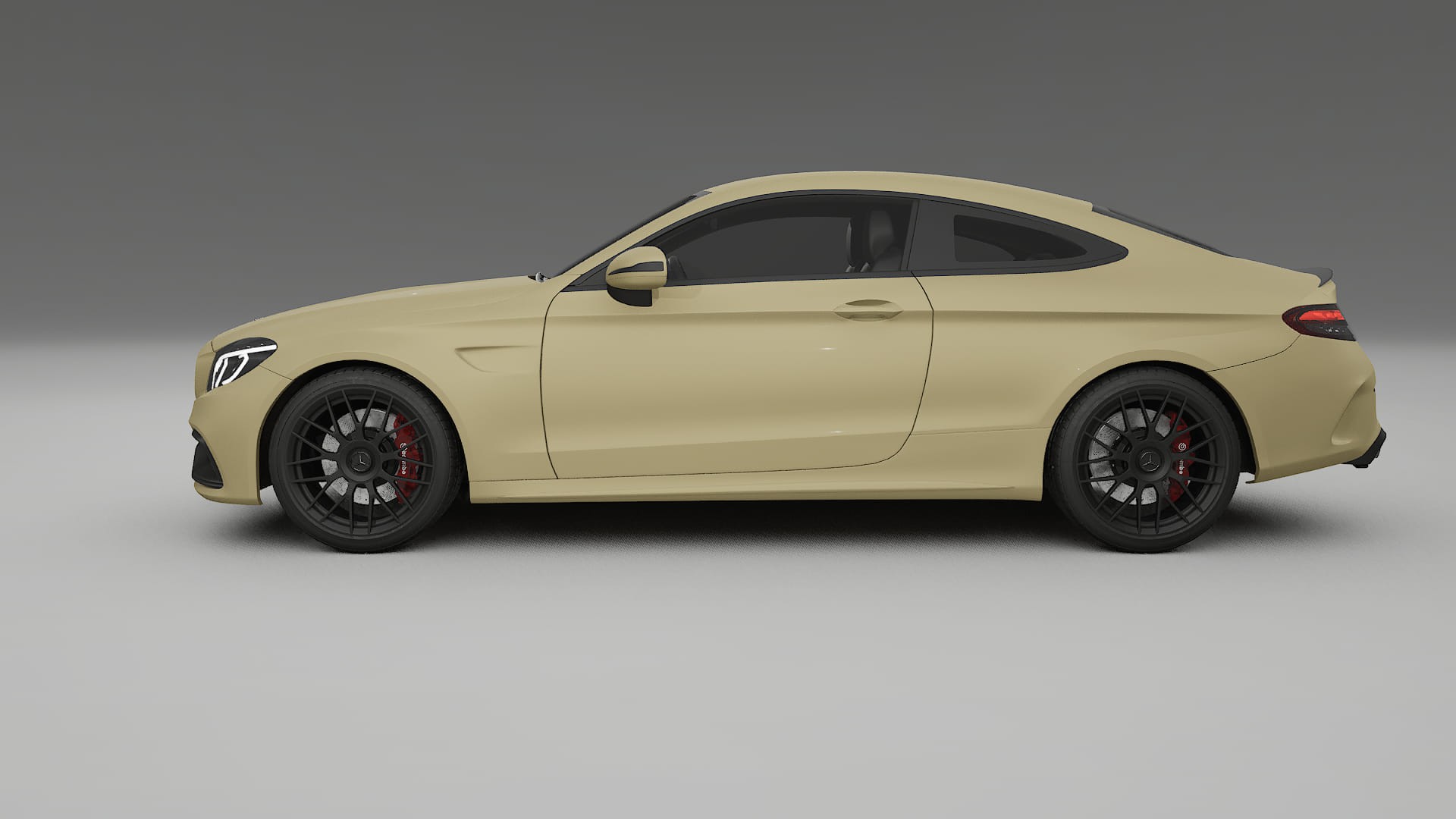 Mercedes C63 AMG W205 Coupe TPU Lakbeschermingsfolie | SAND Kleurveranderende PPF – Volledig Voorgesneden Kit