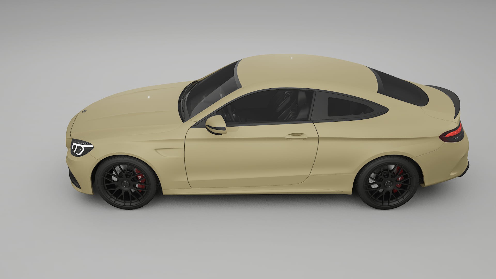 Mercedes C63 AMG W205 Coupe TPU Lakbeschermingsfolie | SAND Kleurveranderende PPF – Volledig Voorgesneden Kit