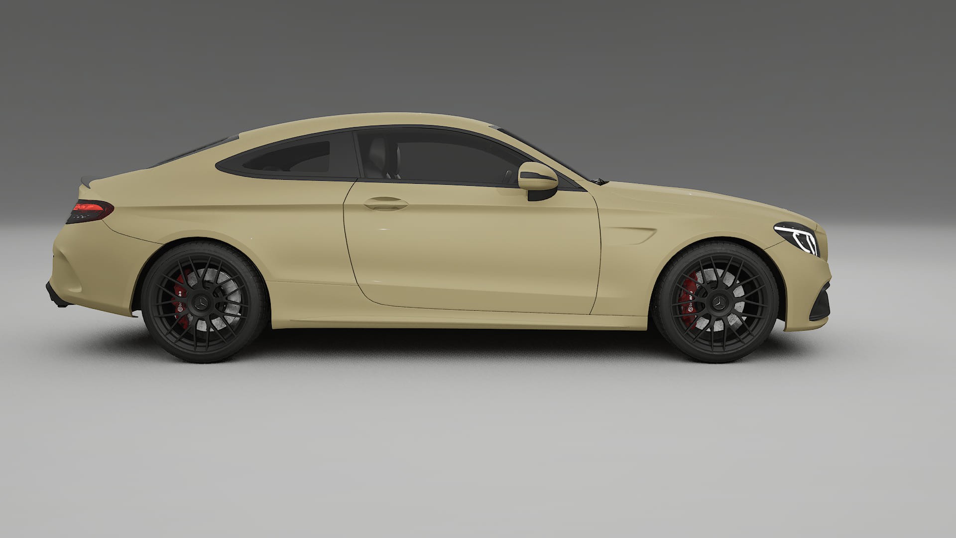 Mercedes C63 AMG W205 Coupe TPU Lakbeschermingsfolie | SAND Kleurveranderende PPF – Volledig Voorgesneden Kit