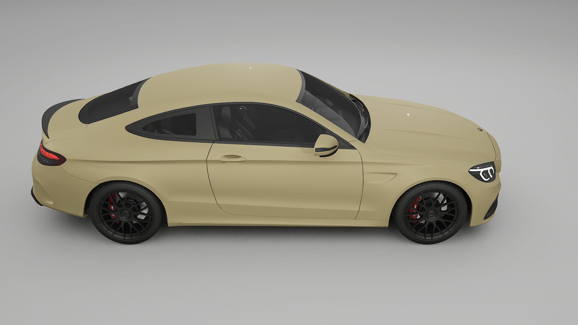 Mercedes C63 AMG W205 Coupe TPU Lakbeschermingsfolie | SAND Kleurveranderende PPF – Volledig Voorgesneden Kit