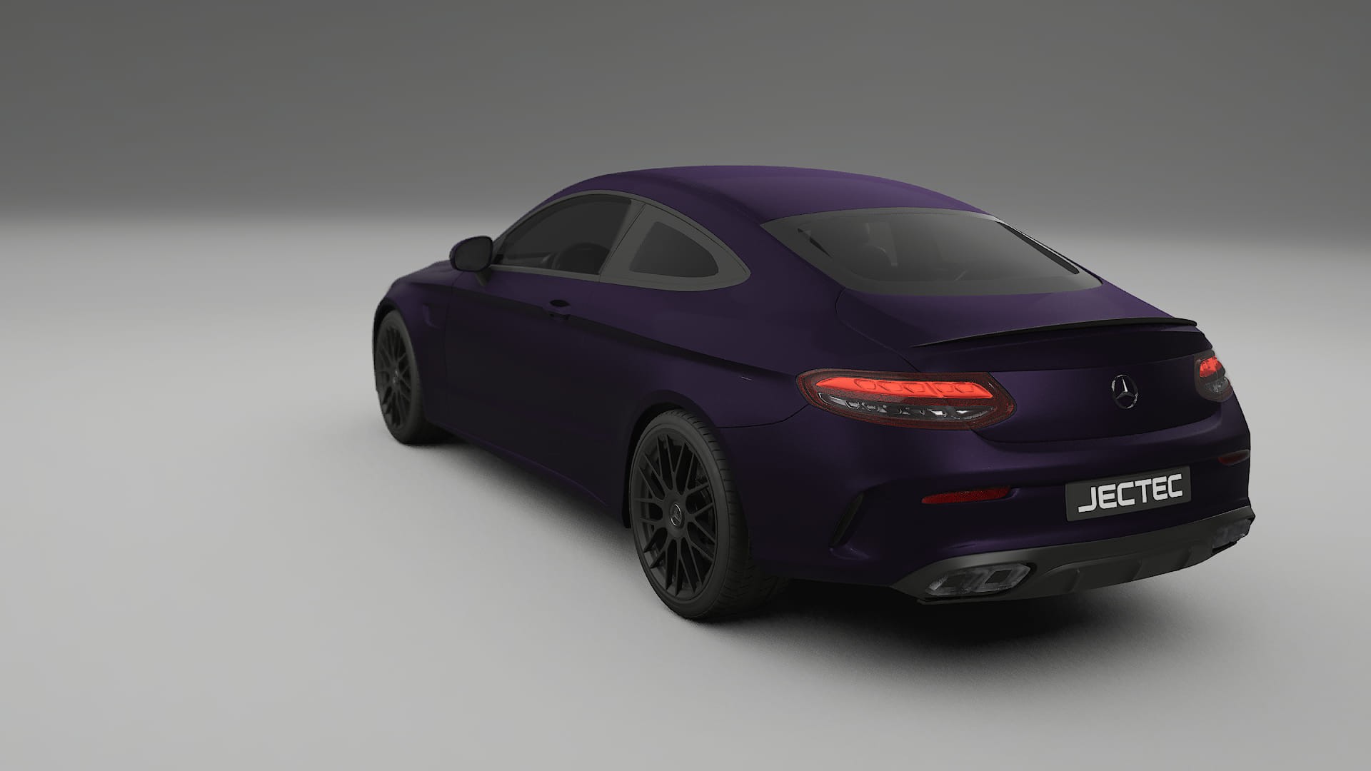 Mercedes C63 AMG W205 Coupe TPU Lakbeschermingsfolie | VIOLET Kleurveranderende PPF – Volledig Voorgesneden Kit