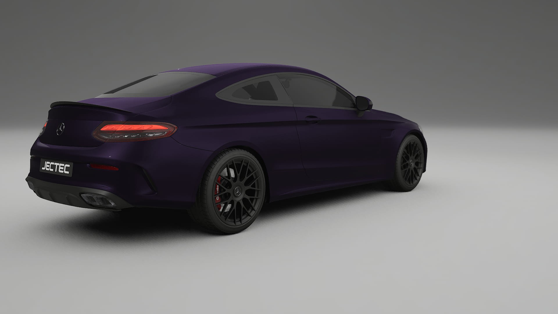 Mercedes C63 AMG W205 Coupe TPU Lakbeschermingsfolie | VIOLET Kleurveranderende PPF – Volledig Voorgesneden Kit