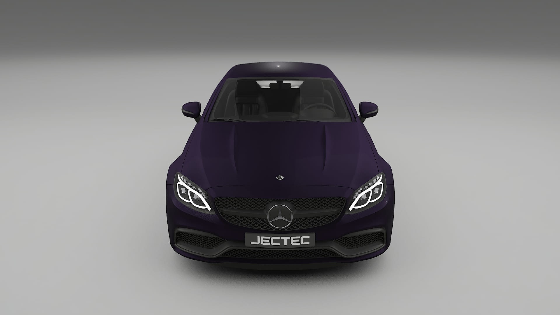 Mercedes C63 AMG W205 Coupe TPU Lakbeschermingsfolie | VIOLET Kleurveranderende PPF – Volledig Voorgesneden Kit