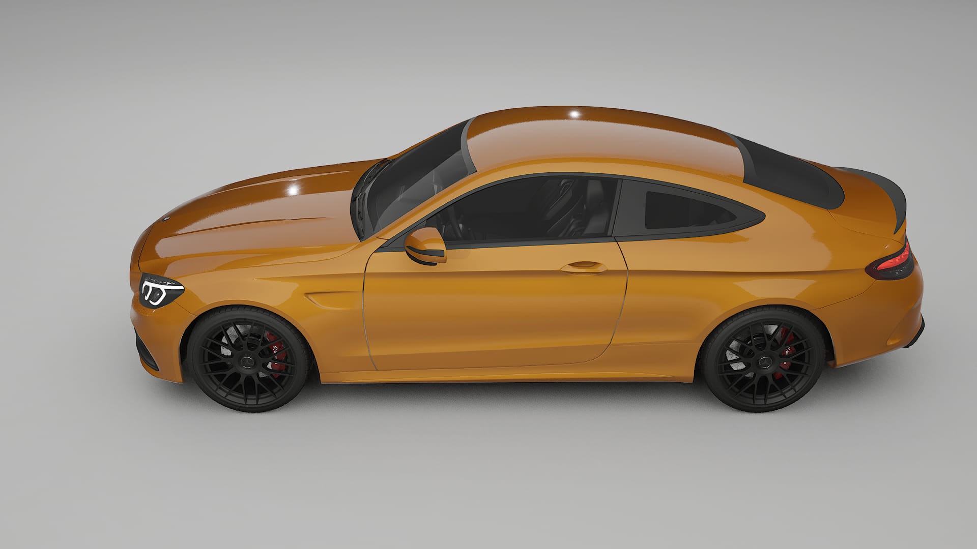 Mercedes C63 AMG W205 Coupe TPU Lakbeschermingsfolie | DAISY Kleurveranderende PPF – Volledig Voorgesneden Kit