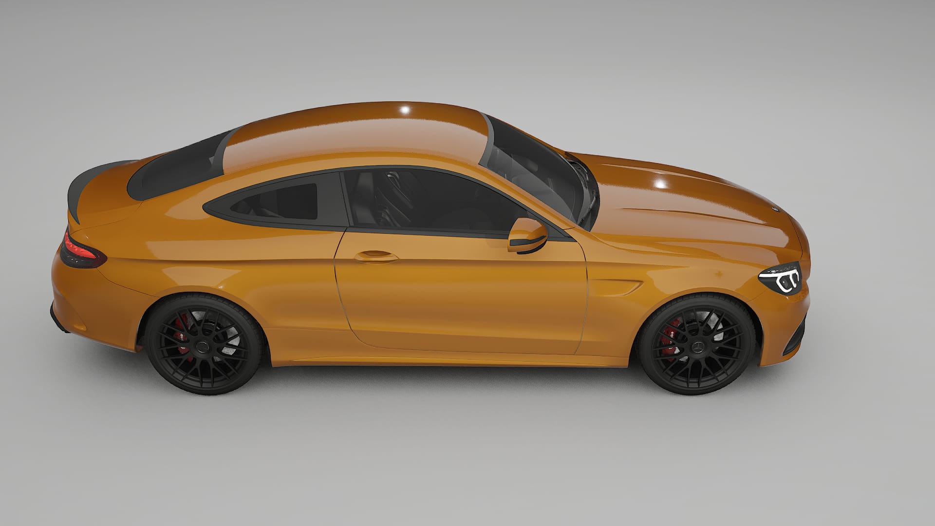 Mercedes C63 AMG W205 Coupe TPU Lakbeschermingsfolie | DAISY Kleurveranderende PPF – Volledig Voorgesneden Kit