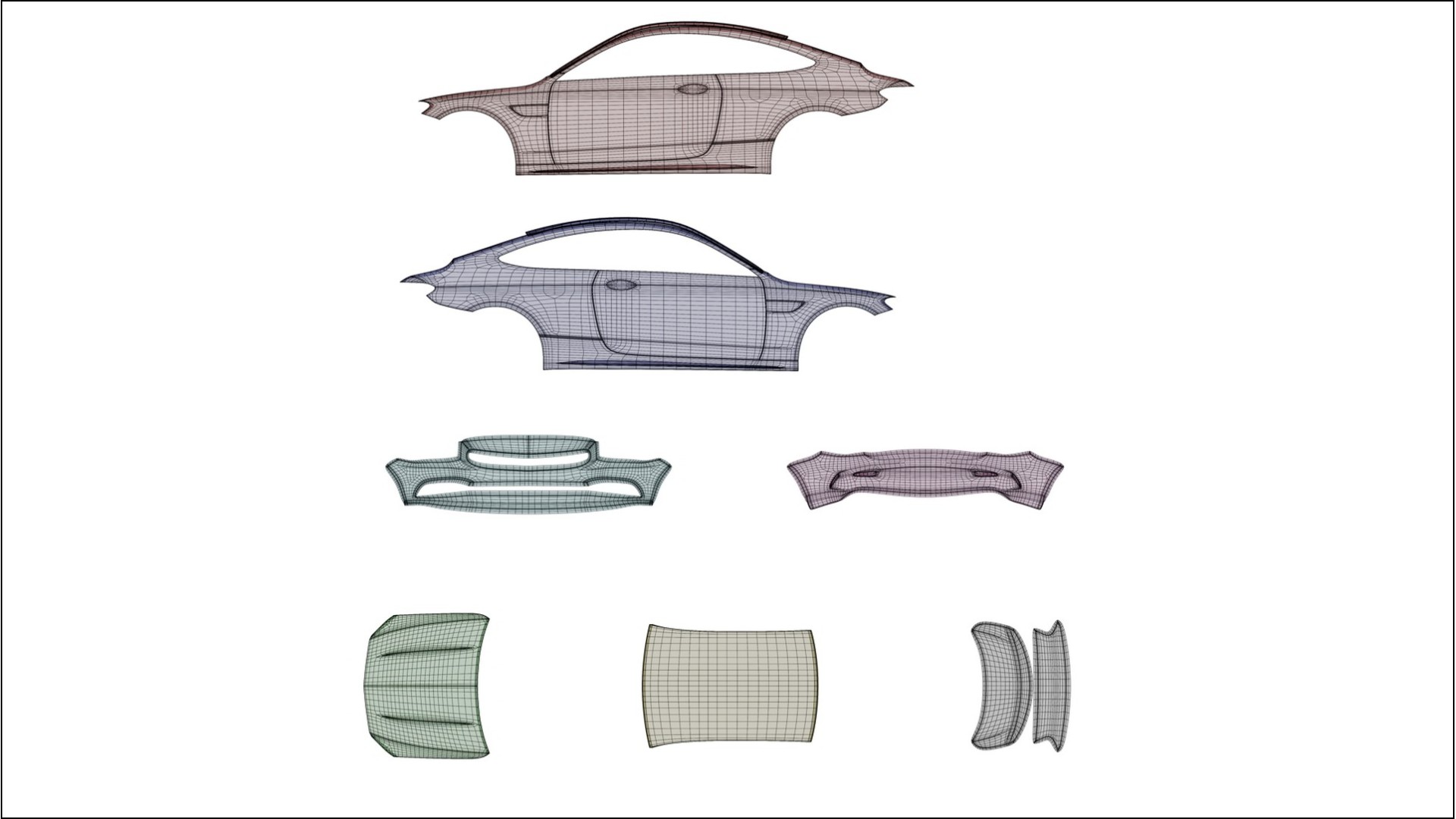 Mercedes C63 AMG W205 Coupe TPU Lakbeschermingsfolie | NEBULA Kleurveranderende PPF – Volledig Voorgesneden Kit