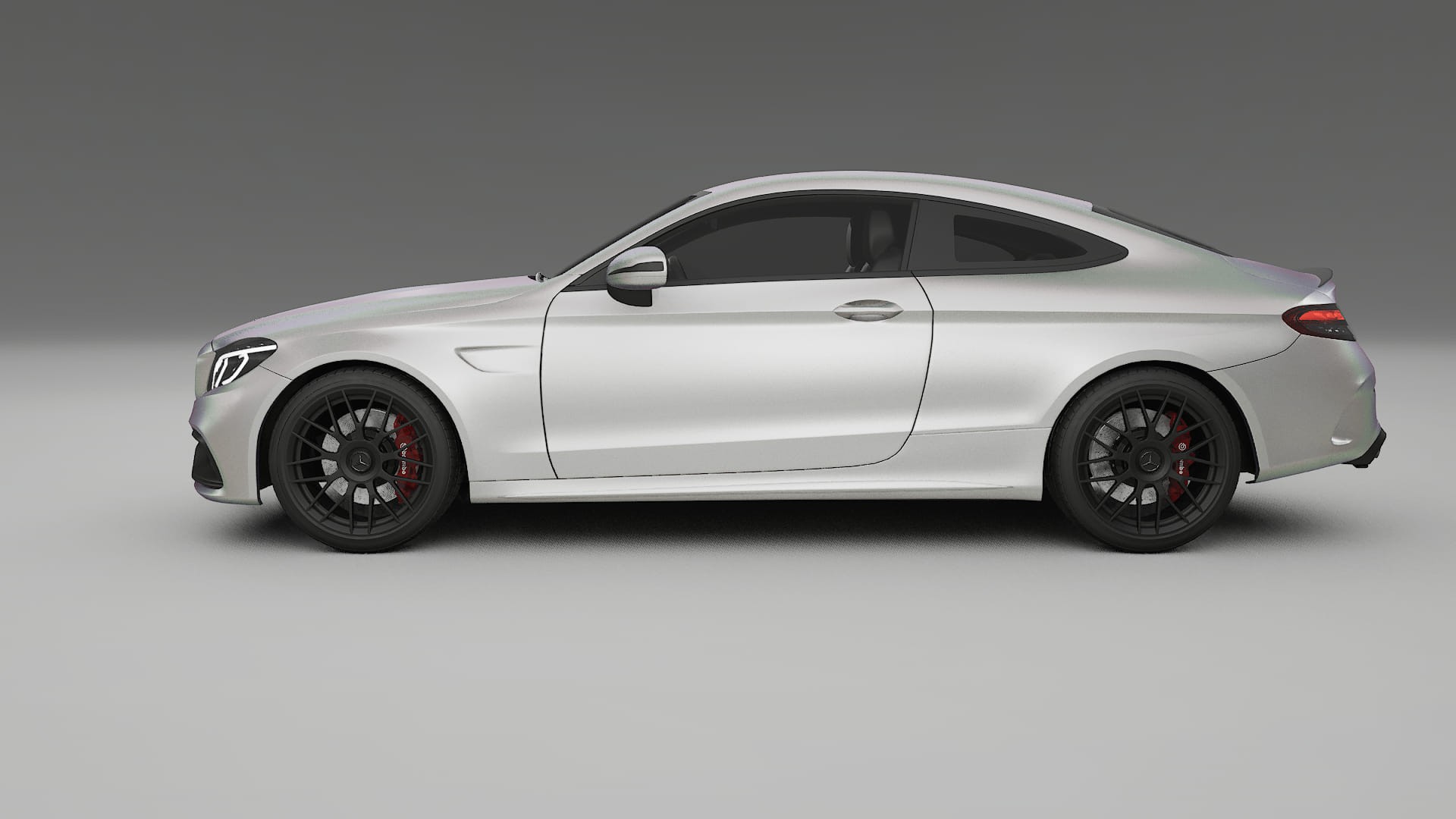Mercedes C63 AMG W205 Coupe TPU Lakbeschermingsfolie | NEBULA Kleurveranderende PPF – Volledig Voorgesneden Kit