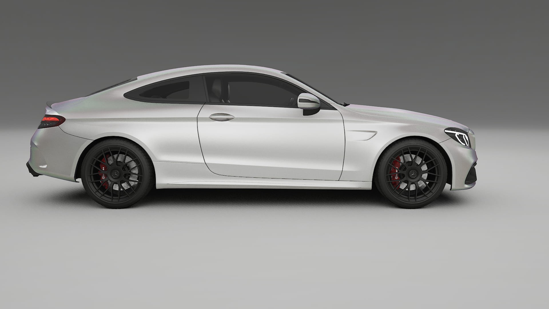 Mercedes C63 AMG W205 Coupe TPU Lakbeschermingsfolie | NEBULA Kleurveranderende PPF – Volledig Voorgesneden Kit