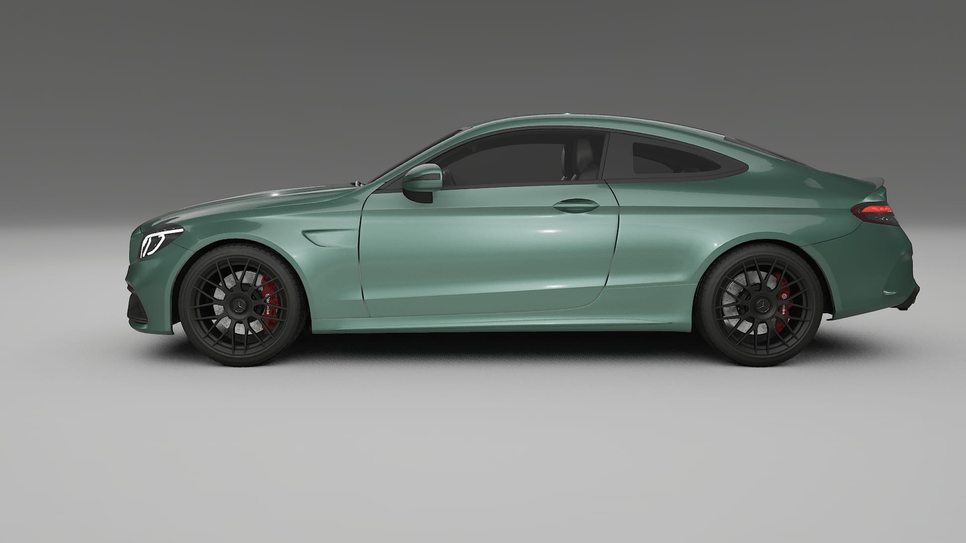 Mercedes C63 AMG W205 Coupe TPU Lakbeschermingsfolie | EVERGREEN Kleurveranderende PPF – Volledig Voorgesneden Kit