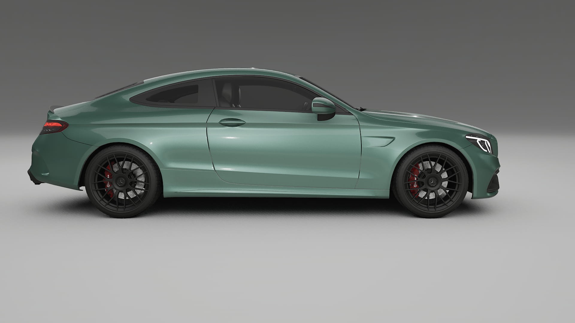 Mercedes C63 AMG W205 Coupe TPU Lakbeschermingsfolie | EVERGREEN Kleurveranderende PPF – Volledig Voorgesneden Kit