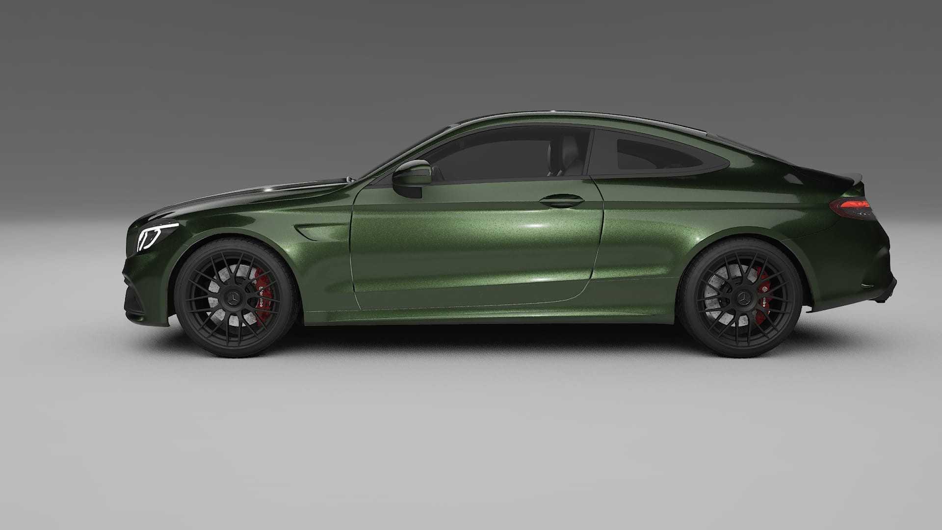 Mercedes C63 AMG W205 Coupe TPU Lakbeschermingsfolie | LAGOON Kleurveranderende PPF – Volledig Voorgesneden Kit