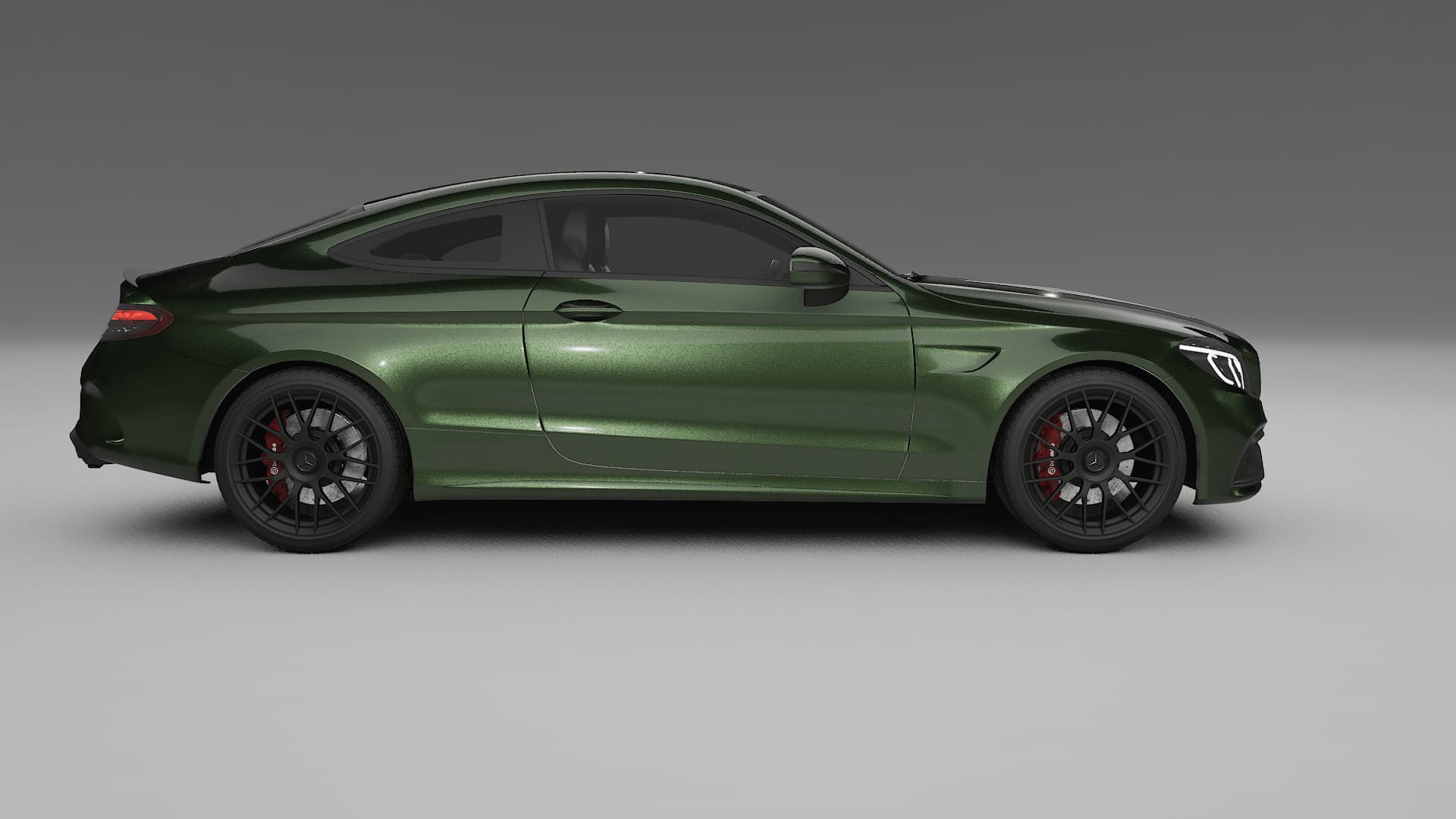 Mercedes C63 AMG W205 Coupe TPU Lakbeschermingsfolie | LAGOON Kleurveranderende PPF – Volledig Voorgesneden Kit