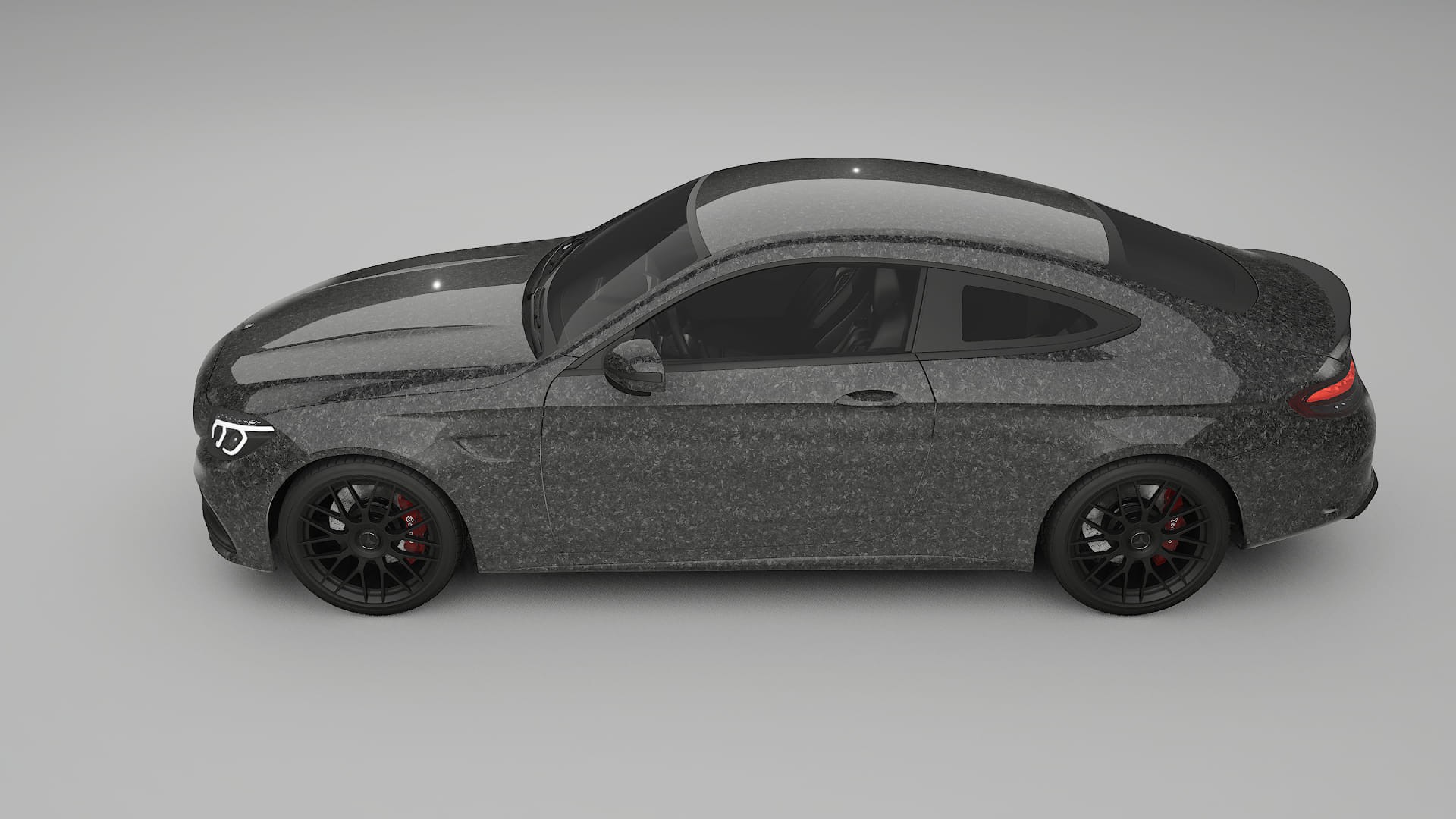 Mercedes C63 AMG W205 Coupe TPU Lakbeschermingsfolie | FORGED S Kleurveranderende PPF – Volledig Voorgesneden Kit