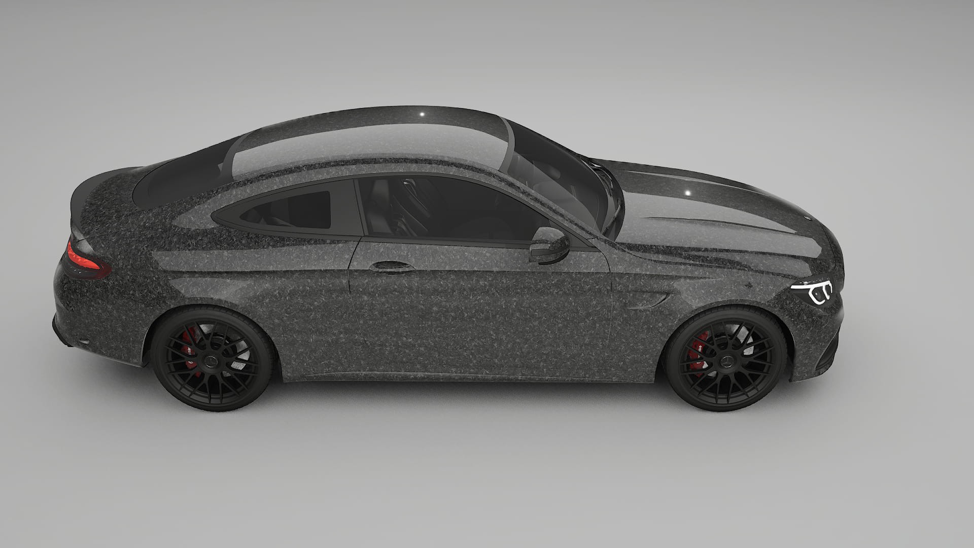 Mercedes C63 AMG W205 Coupe TPU Lakbeschermingsfolie | FORGED S Kleurveranderende PPF – Volledig Voorgesneden Kit