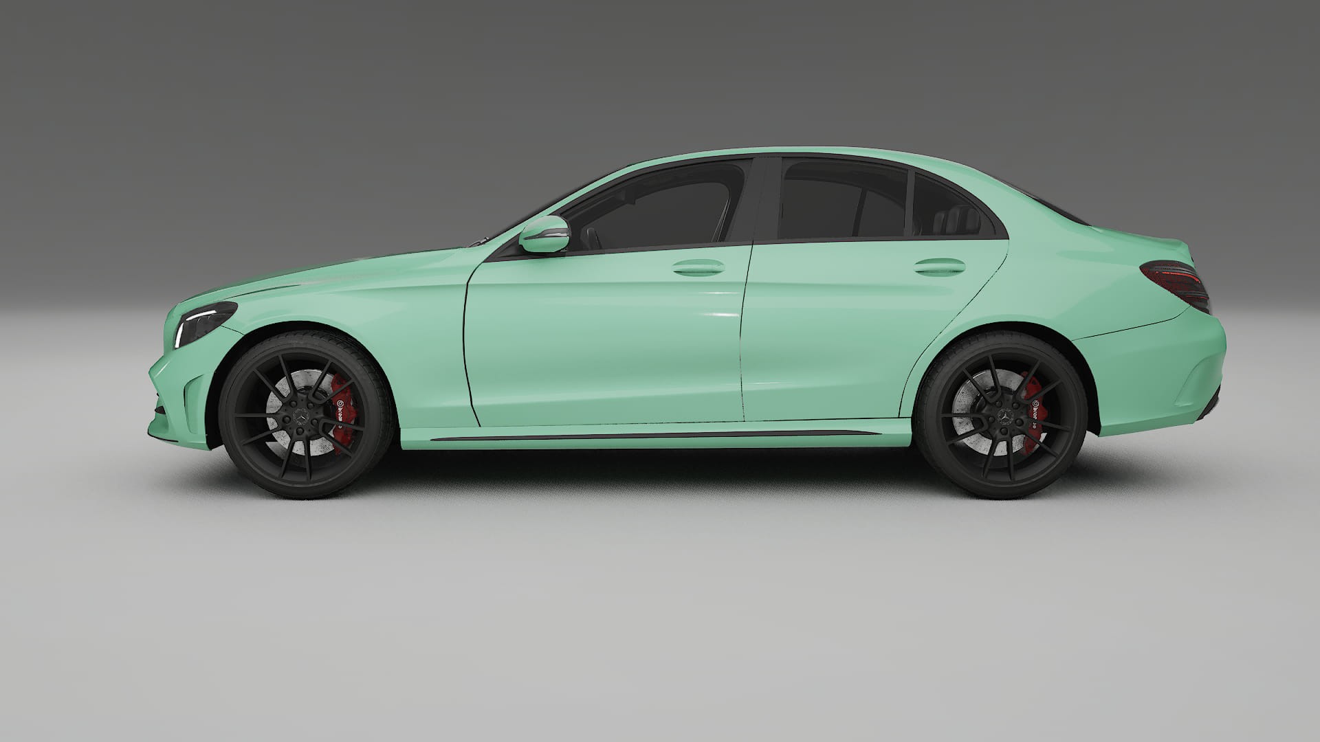 Mercedes C Class W205 AMG sedan TPU Lakbeschermingsfolie | DUSTY Kleurveranderende PPF – Volledig Voorgesneden Kit