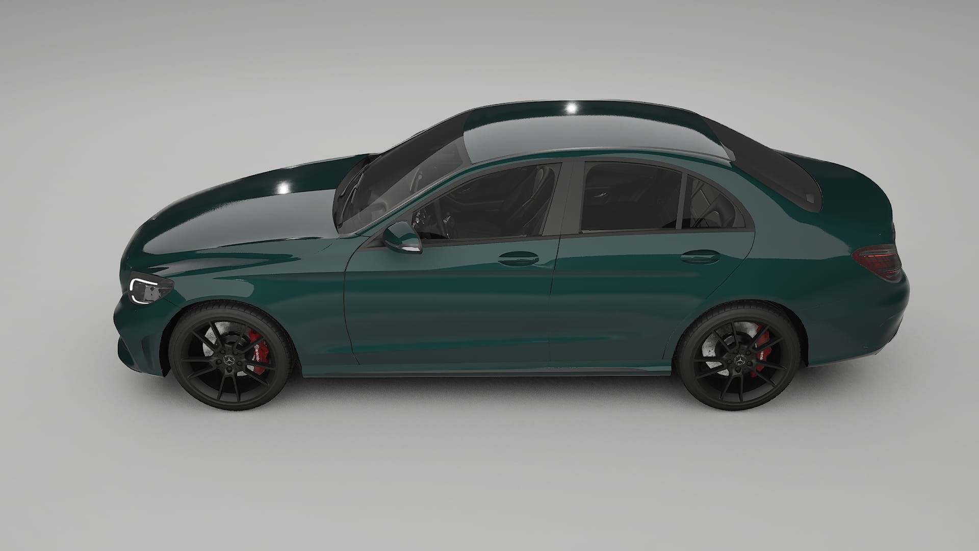 Mercedes C Class W205 AMG sedan TPU Lakbeschermingsfolie | INFERNO Kleurveranderende PPF – Volledig Voorgesneden Kit