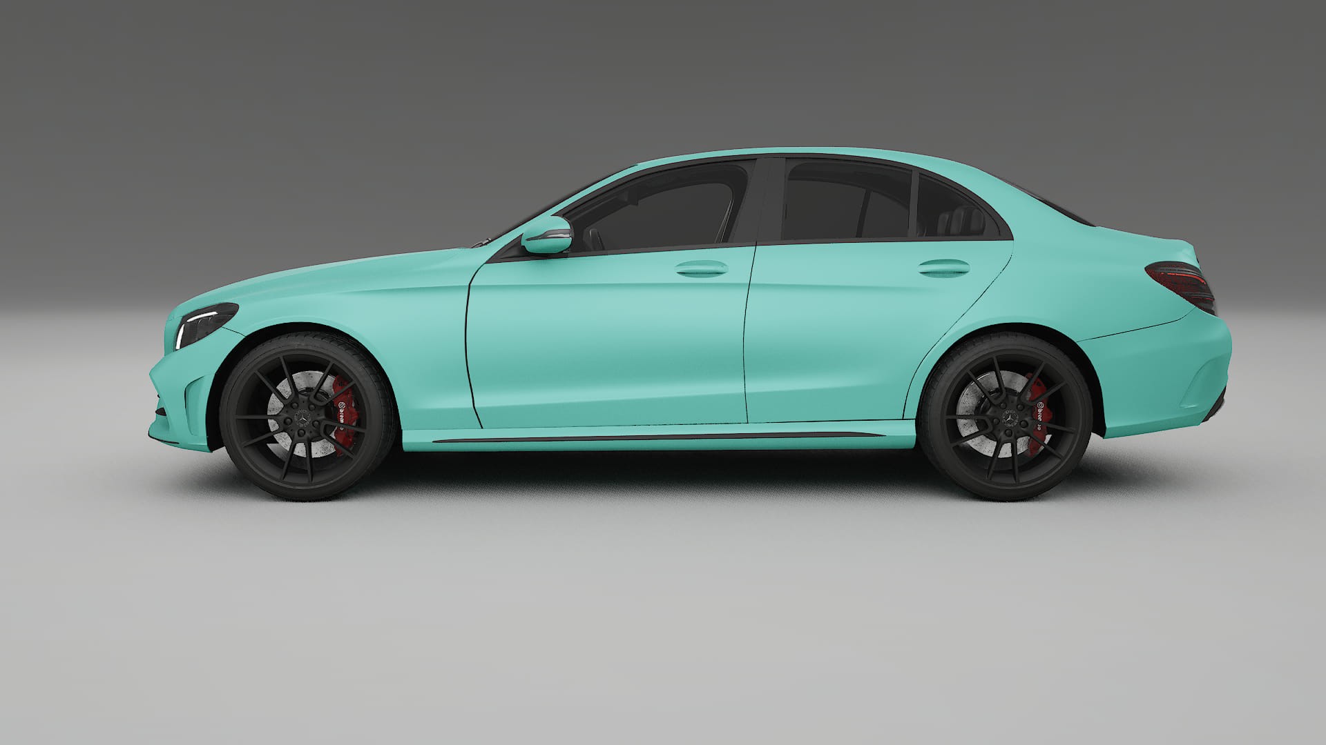 Mercedes C Class W205 AMG sedan TPU Lakbeschermingsfolie | FROST Kleurveranderende PPF – Volledig Voorgesneden Kit