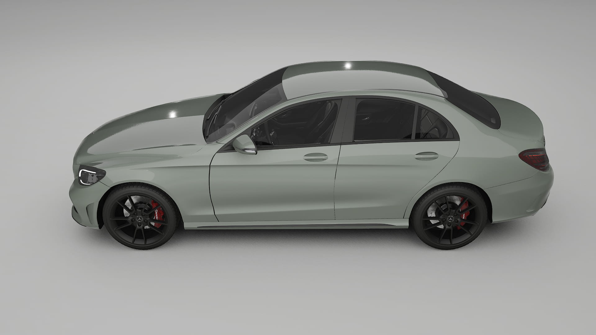 Mercedes C Class W205 AMG sedan TPU Lakbeschermingsfolie | SLATE Kleurveranderende PPF – Volledig Voorgesneden Kit
