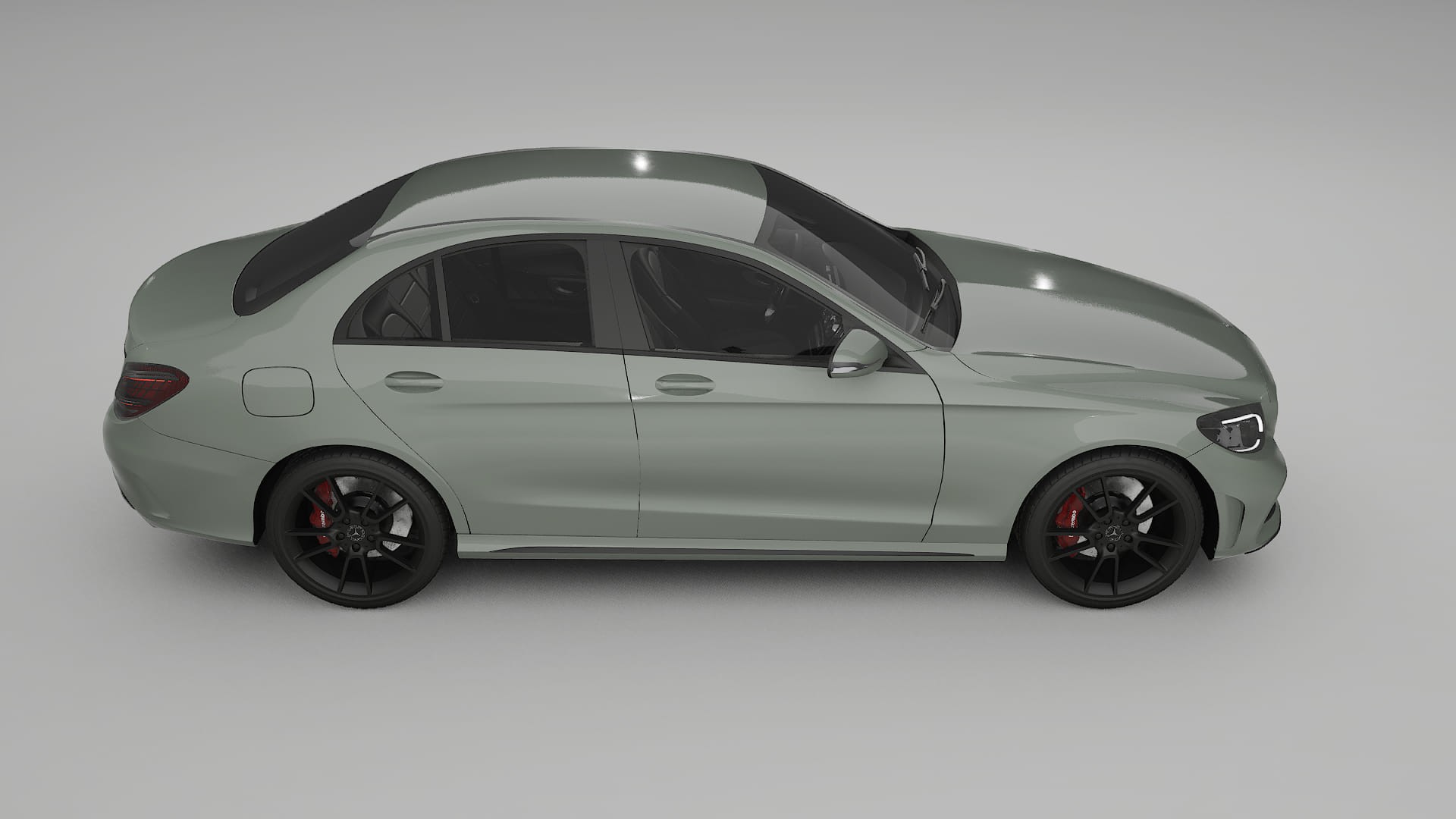 Mercedes C Class W205 AMG sedan TPU Lakbeschermingsfolie | SLATE Kleurveranderende PPF – Volledig Voorgesneden Kit