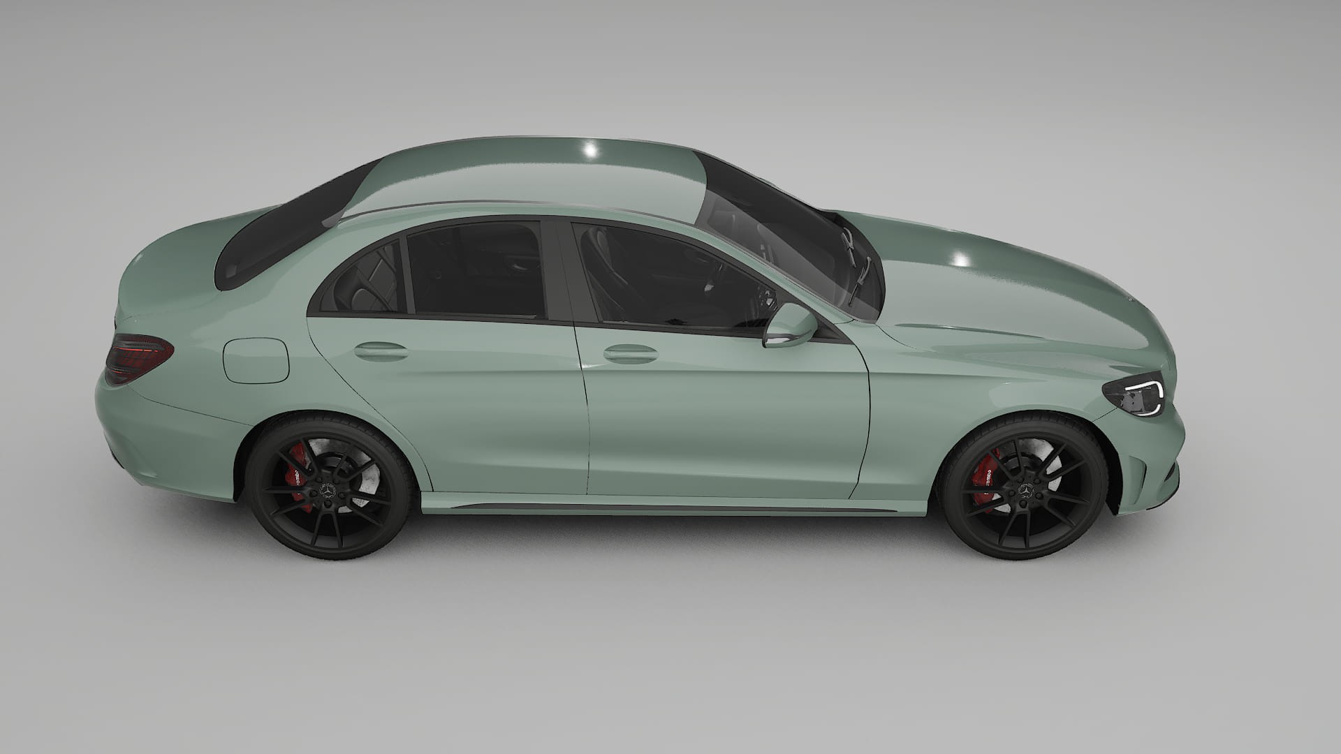 Mercedes C Class W205 AMG sedan TPU Lakbeschermingsfolie | CINDER Kleurveranderende PPF – Volledig Voorgesneden Kit