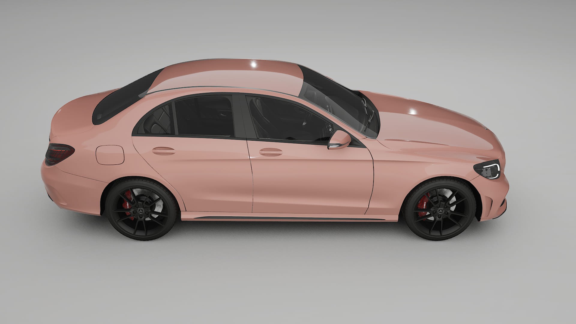 Mercedes C Class W205 AMG sedan TPU Lakbeschermingsfolie | BLUSH Kleurveranderende PPF – Volledig Voorgesneden Kit
