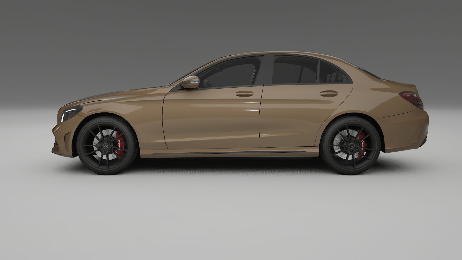Mercedes C Class W205 AMG sedan TPU Lakbeschermingsfolie | SAHARA Kleurveranderende PPF – Volledig Voorgesneden Kit