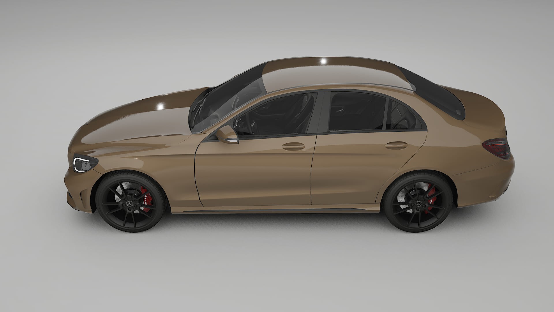 Mercedes C Class W205 AMG sedan TPU Lakbeschermingsfolie | SAHARA Kleurveranderende PPF – Volledig Voorgesneden Kit