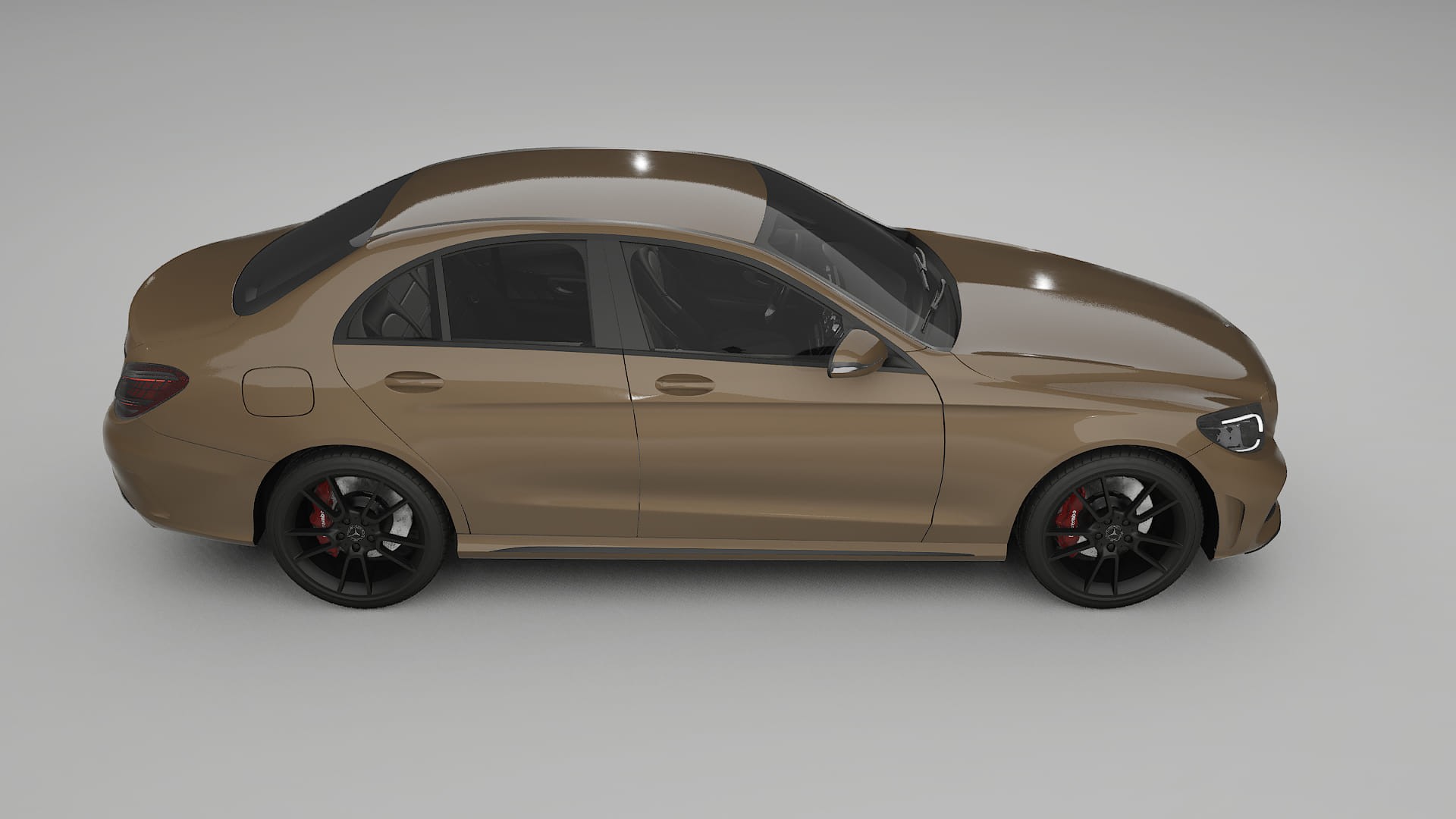 Mercedes C Class W205 AMG sedan TPU Lakbeschermingsfolie | SAHARA Kleurveranderende PPF – Volledig Voorgesneden Kit