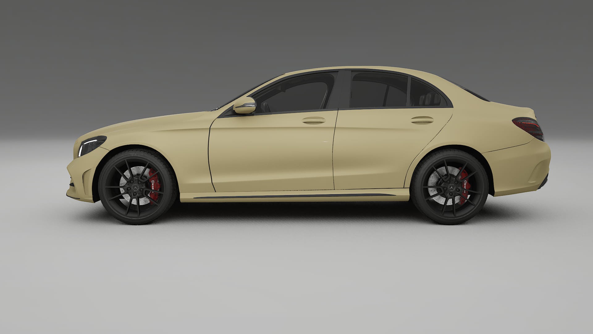 Mercedes C Class W205 AMG sedan TPU Lakbeschermingsfolie | SAND Kleurveranderende PPF – Volledig Voorgesneden Kit