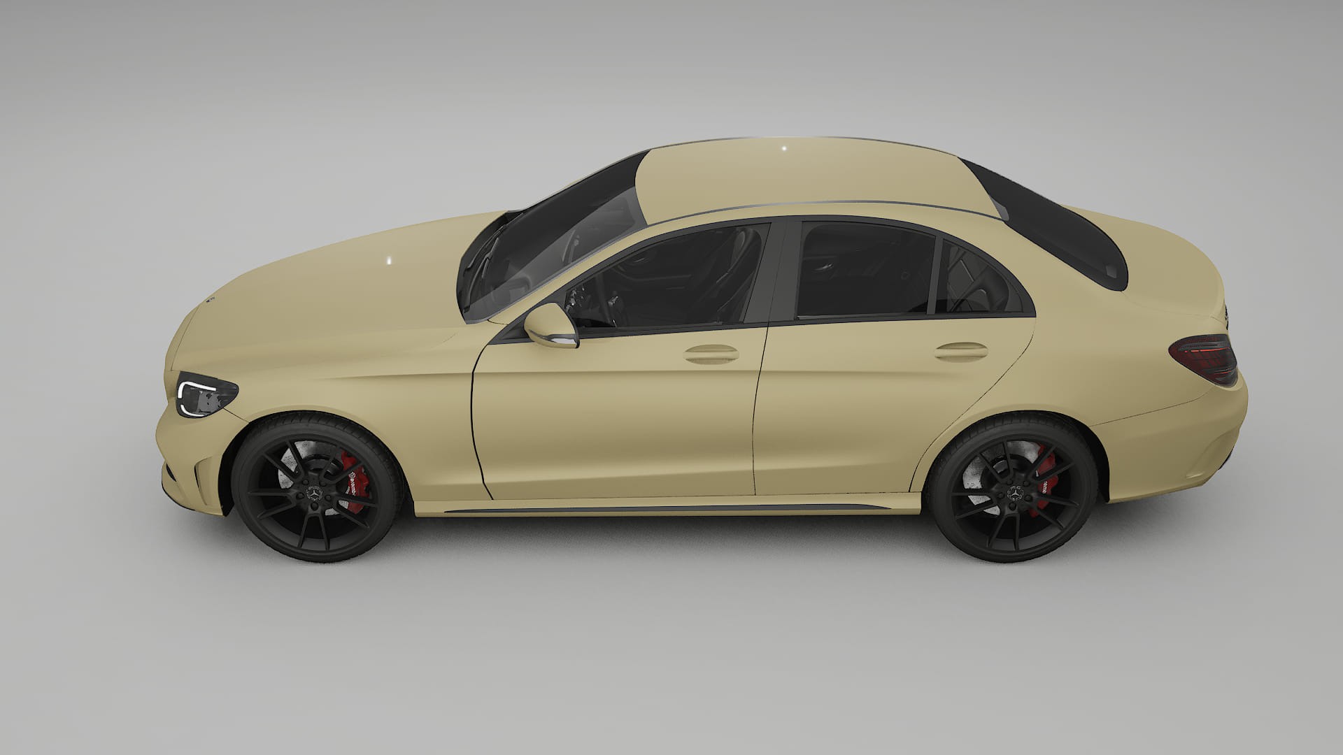 Mercedes C Class W205 AMG sedan TPU Lakbeschermingsfolie | SAND Kleurveranderende PPF – Volledig Voorgesneden Kit
