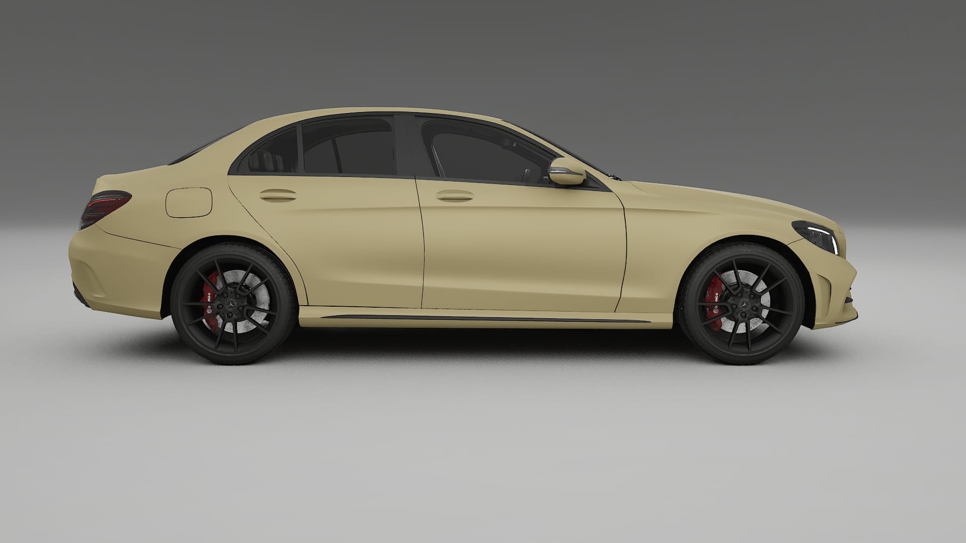 Mercedes C Class W205 AMG sedan TPU Lakbeschermingsfolie | SAND Kleurveranderende PPF – Volledig Voorgesneden Kit
