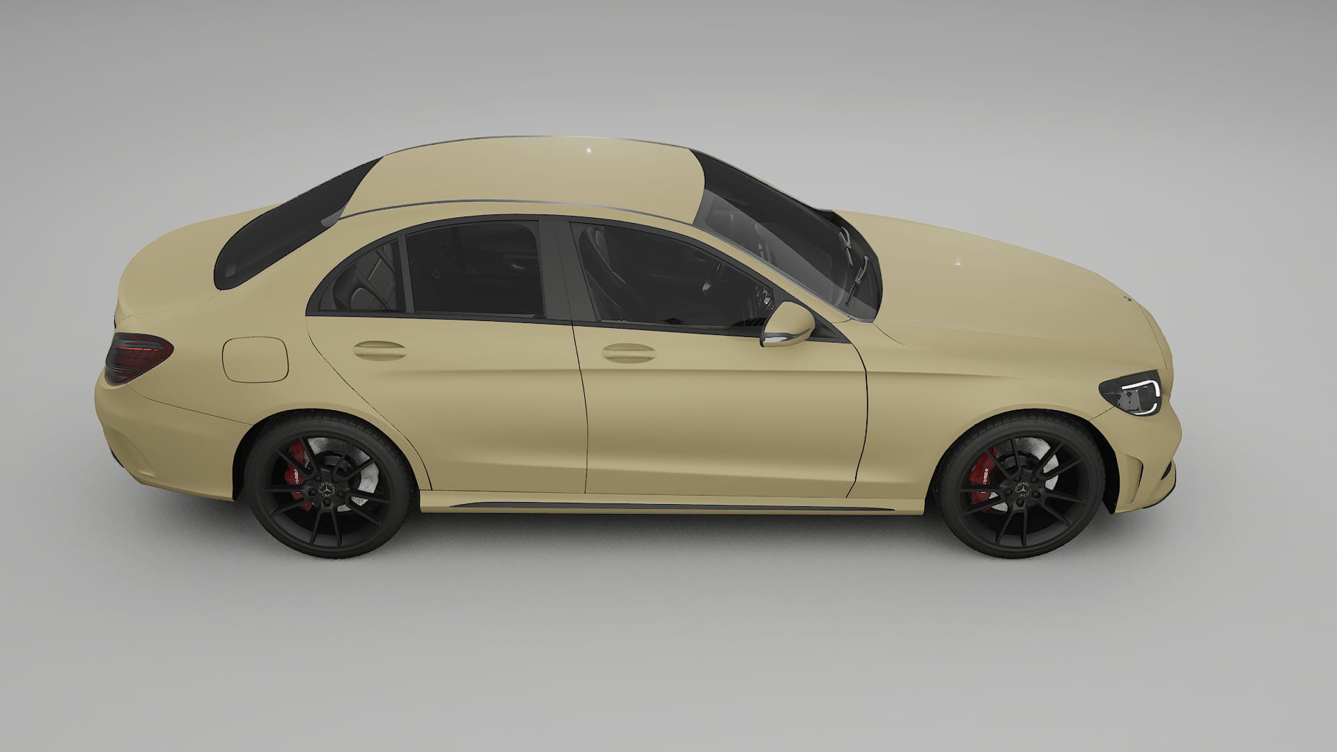 Mercedes C Class W205 AMG sedan TPU Lakbeschermingsfolie | SAND Kleurveranderende PPF – Volledig Voorgesneden Kit