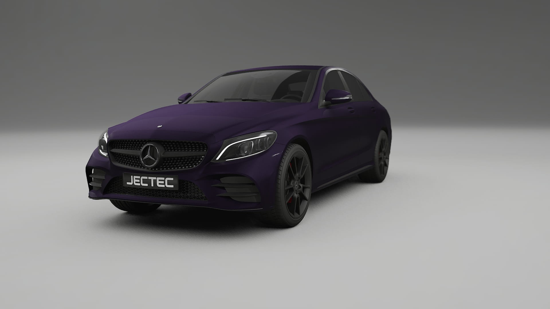 Mercedes C Class W205 AMG sedan TPU Lakbeschermingsfolie | VIOLET Kleurveranderende PPF – Volledig Voorgesneden Kit