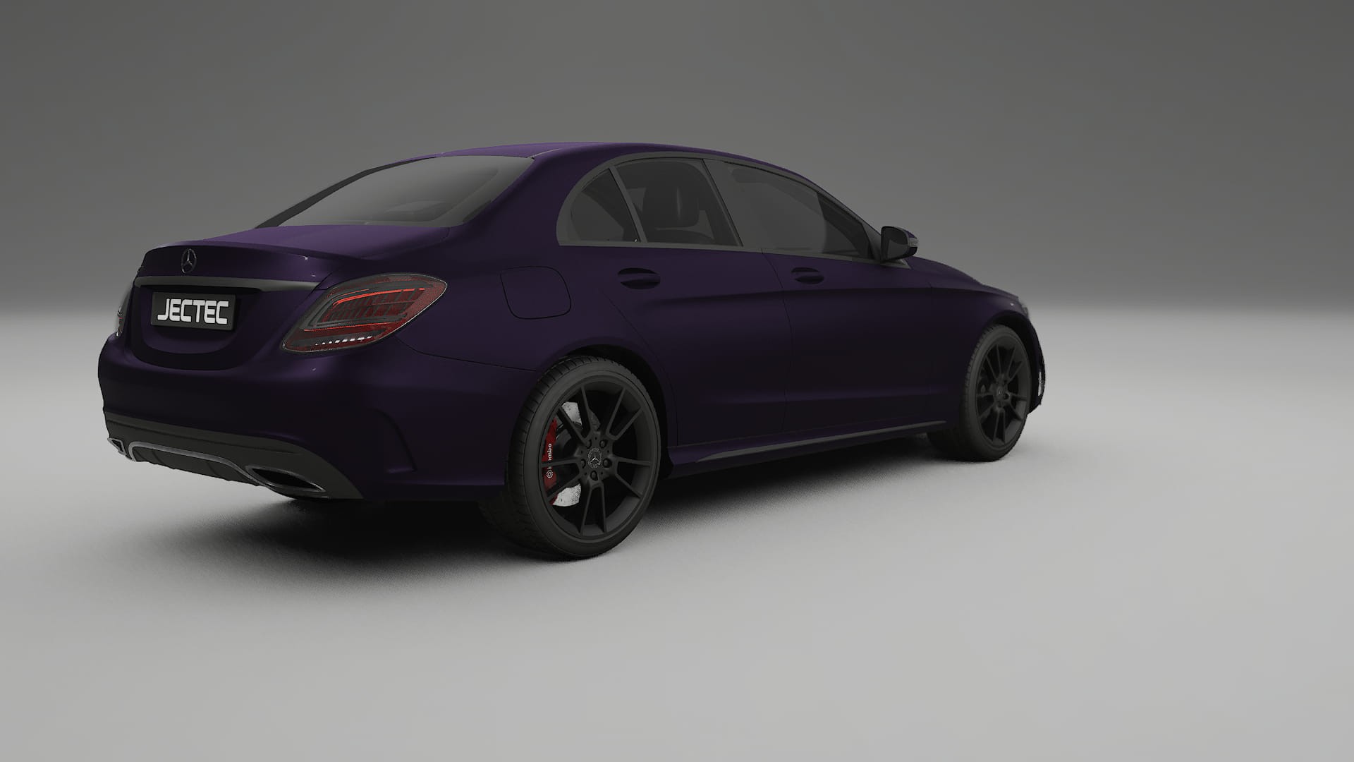 Mercedes C Class W205 AMG sedan TPU Lakbeschermingsfolie | VIOLET Kleurveranderende PPF – Volledig Voorgesneden Kit