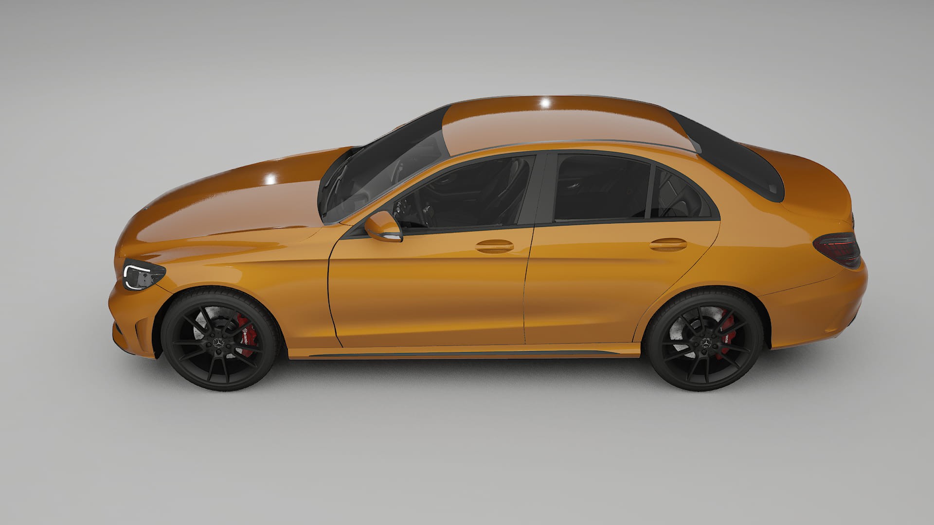 Mercedes C Class W205 AMG sedan TPU Lakbeschermingsfolie | DAISY Kleurveranderende PPF – Volledig Voorgesneden Kit