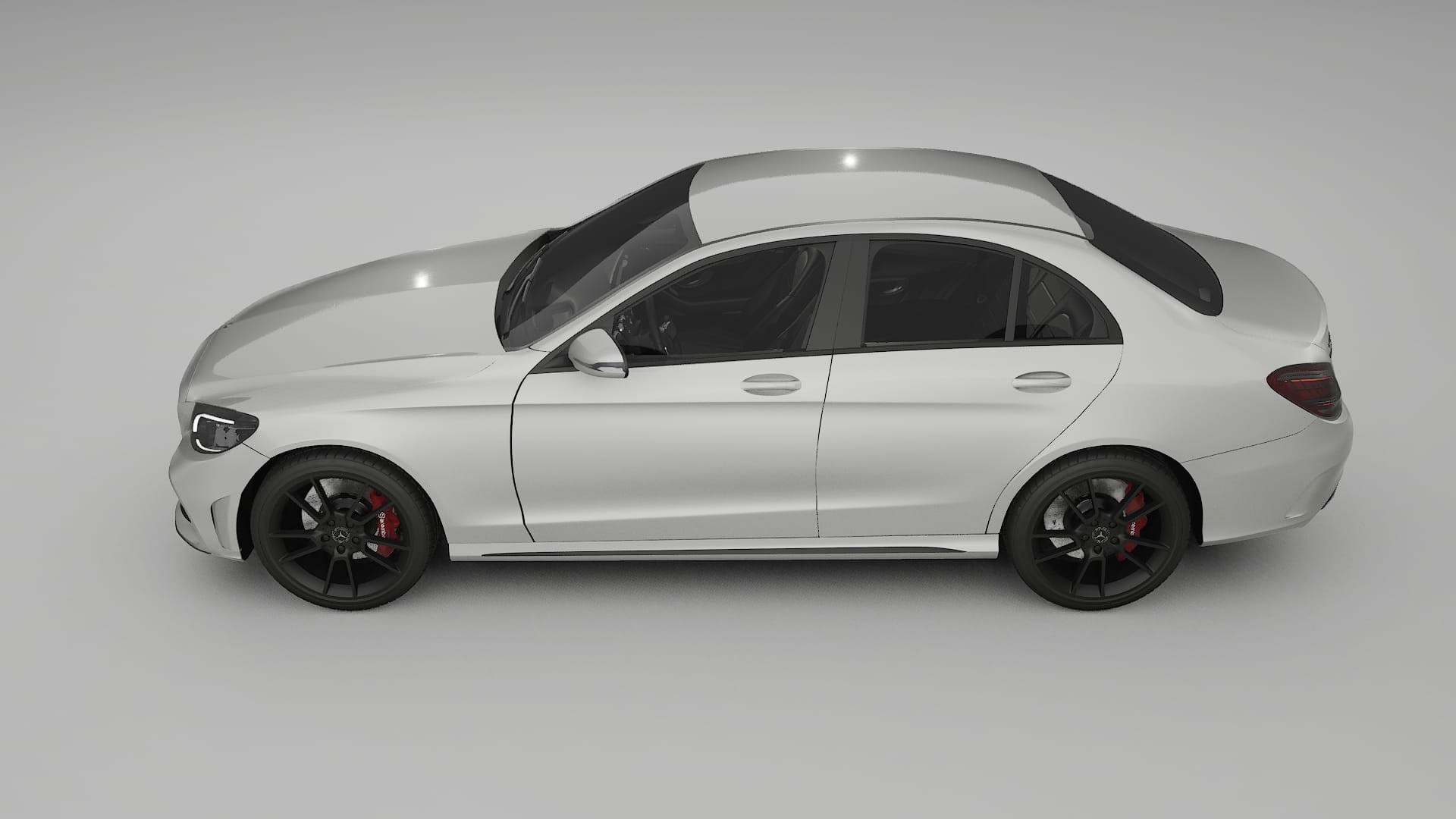 Mercedes C Class W205 AMG sedan TPU Lakbeschermingsfolie | PEARL Kleurveranderende PPF – Volledig Voorgesneden Kit