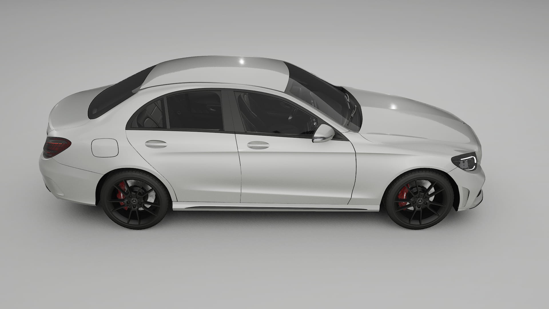 Mercedes C Class W205 AMG sedan TPU Lakbeschermingsfolie | PEARL Kleurveranderende PPF – Volledig Voorgesneden Kit