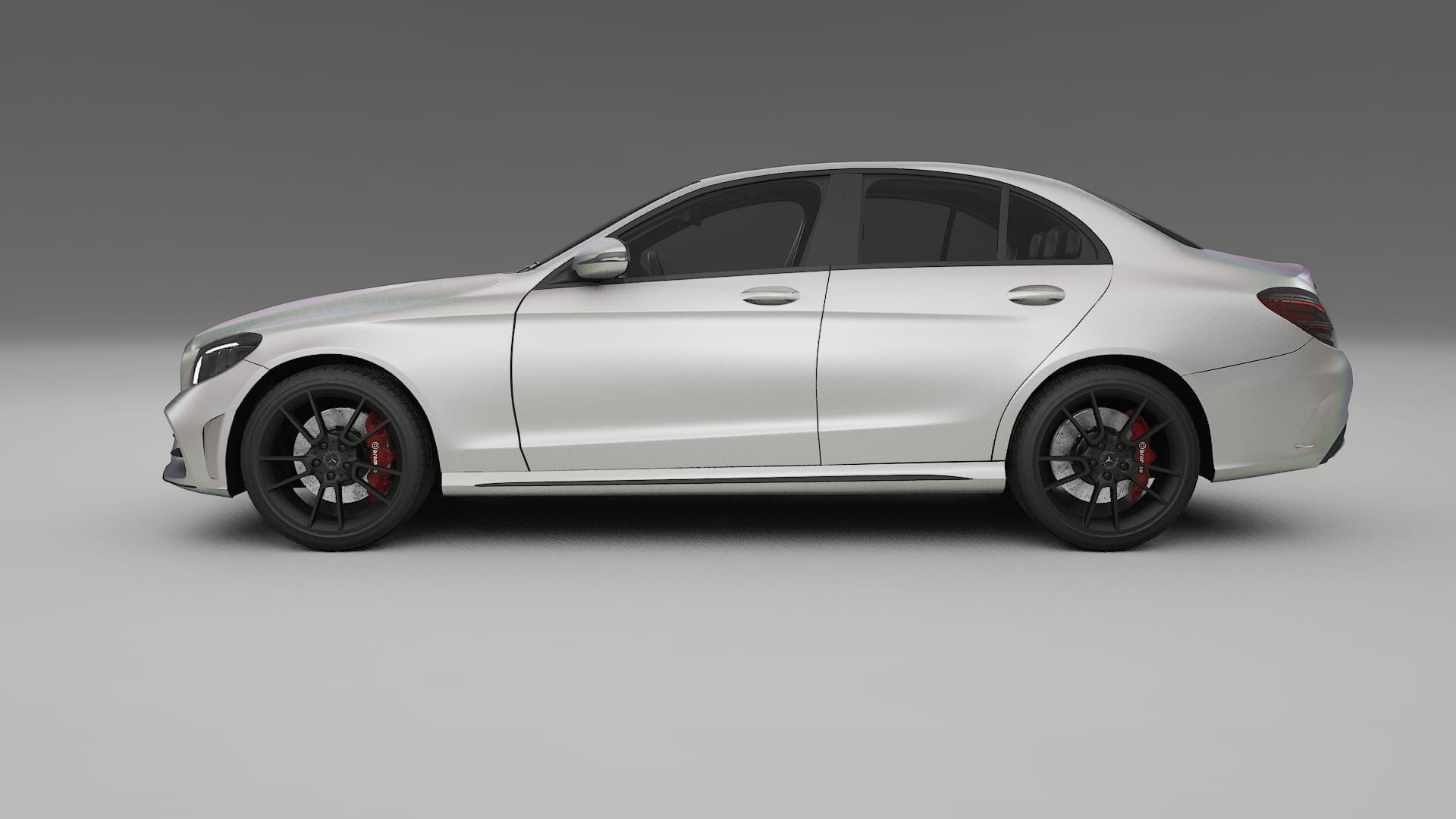 Mercedes C Class W205 AMG sedan TPU Lakbeschermingsfolie | NEBULA Kleurveranderende PPF – Volledig Voorgesneden Kit