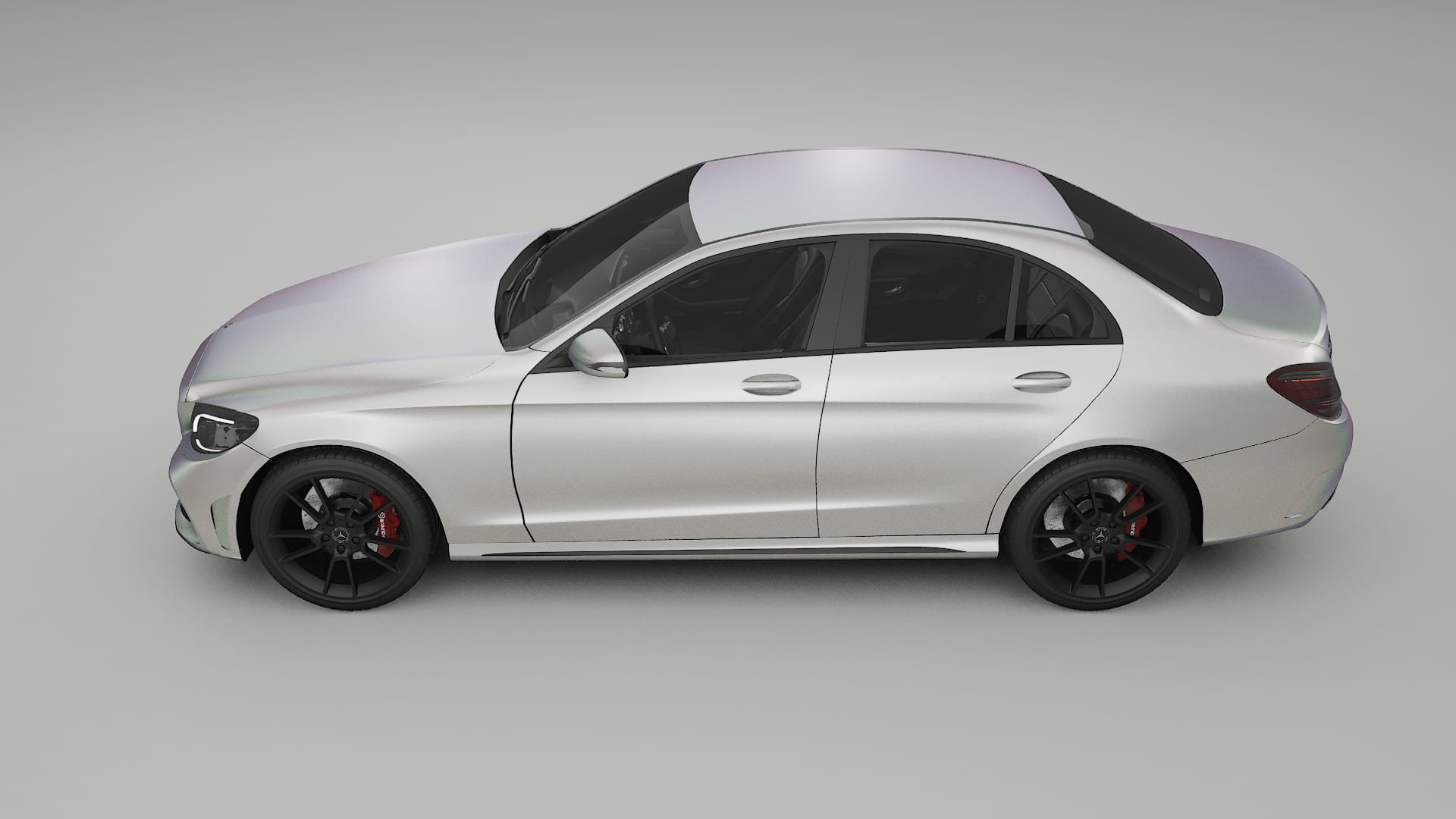 Mercedes C Class W205 AMG sedan TPU Lakbeschermingsfolie | NEBULA Kleurveranderende PPF – Volledig Voorgesneden Kit