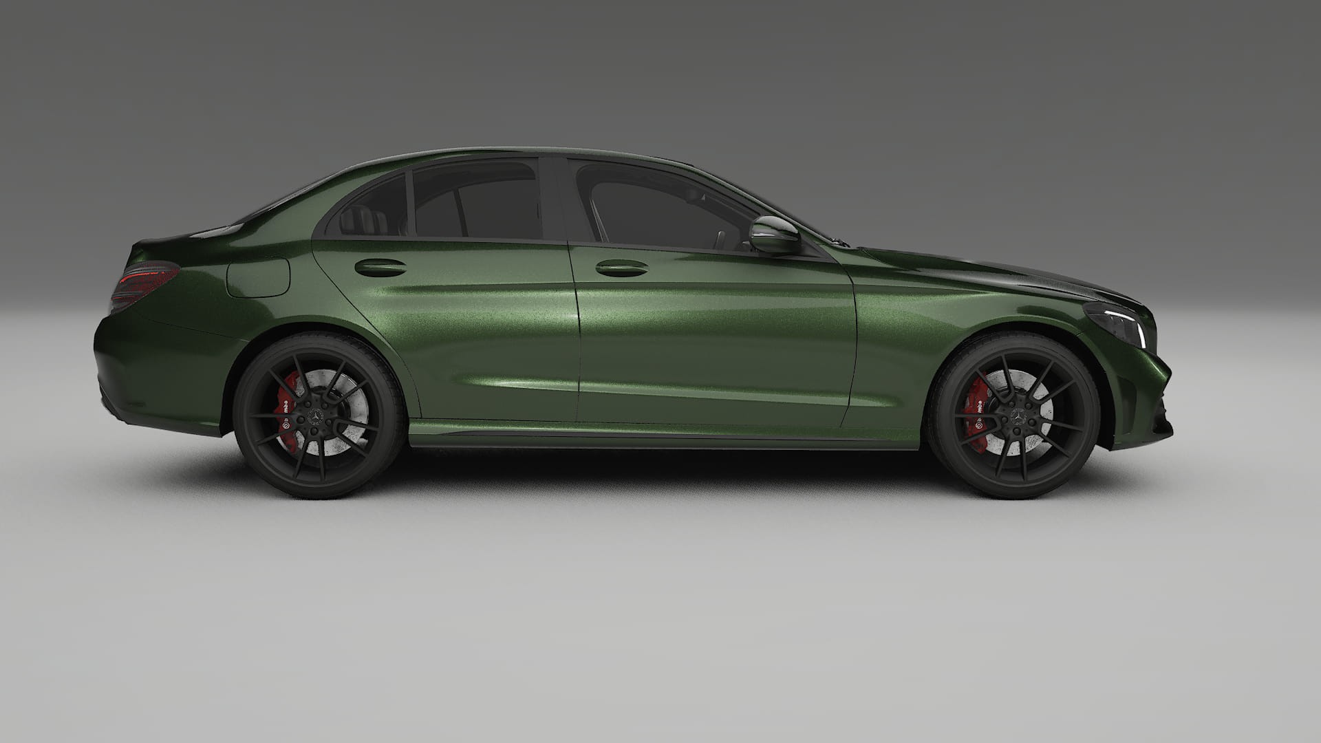 Mercedes C Class W205 AMG sedan TPU Lakbeschermingsfolie | LAGOON Kleurveranderende PPF – Volledig Voorgesneden Kit