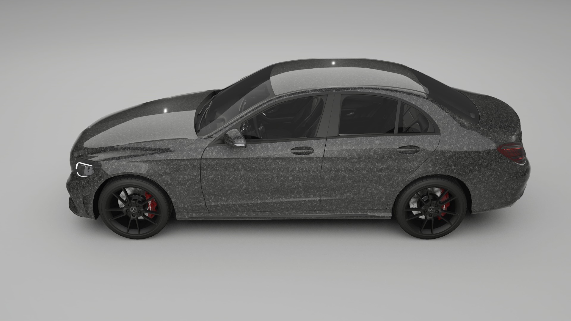 Mercedes C Class W205 AMG sedan TPU Lakbeschermingsfolie | FORGED S Kleurveranderende PPF – Volledig Voorgesneden Kit
