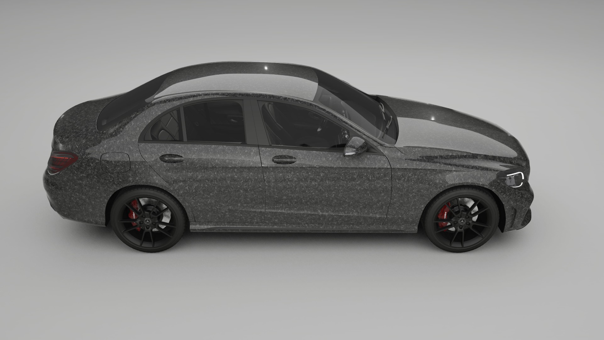 Mercedes C Class W205 AMG sedan TPU Lakbeschermingsfolie | FORGED S Kleurveranderende PPF – Volledig Voorgesneden Kit