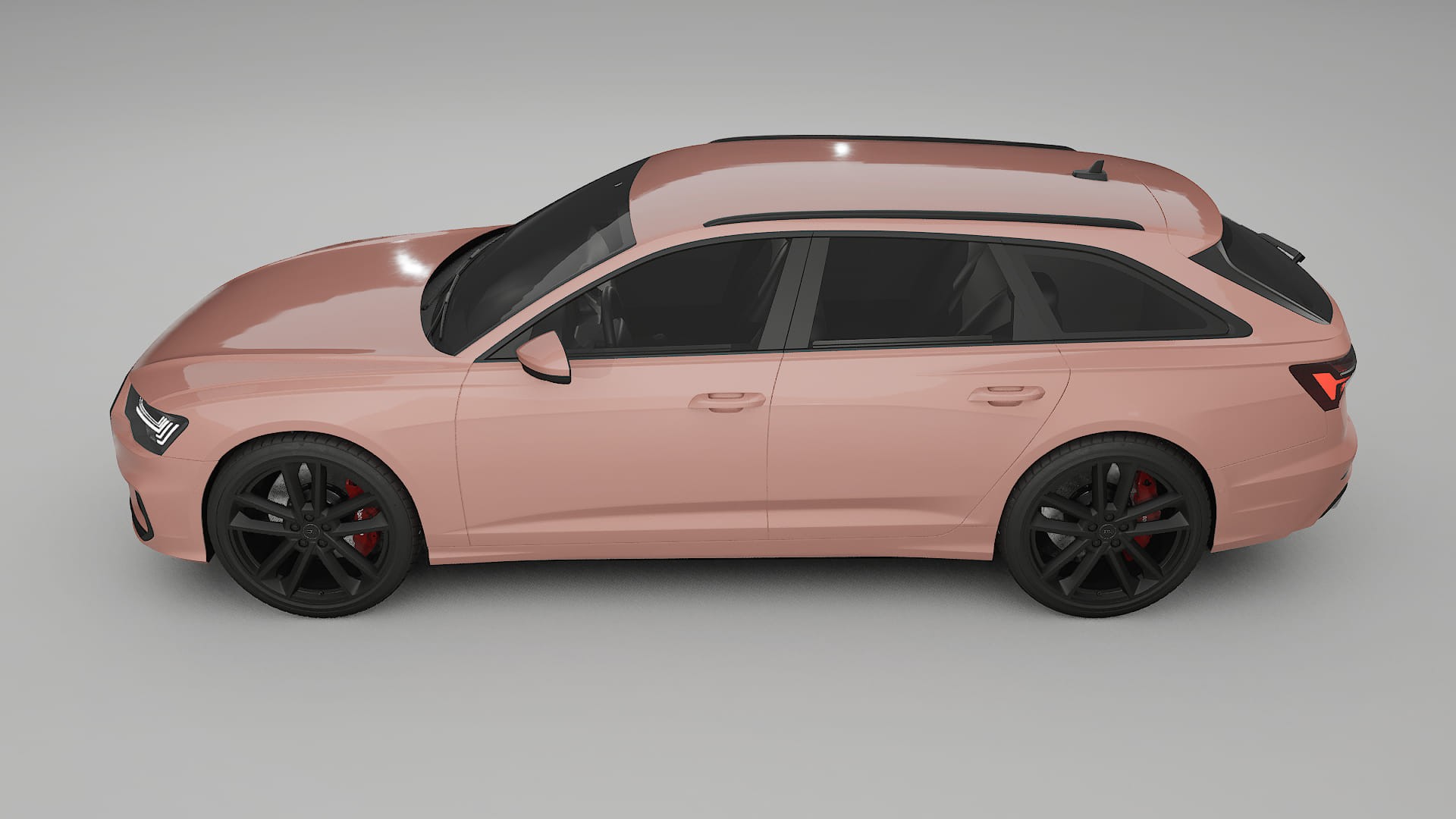 Audi S6 Avant prefacelift pre LCI C8 TPU Lakbeschermingsfolie | BLUSH Kleurveranderende PPF – Volledig Voorgesneden Kit