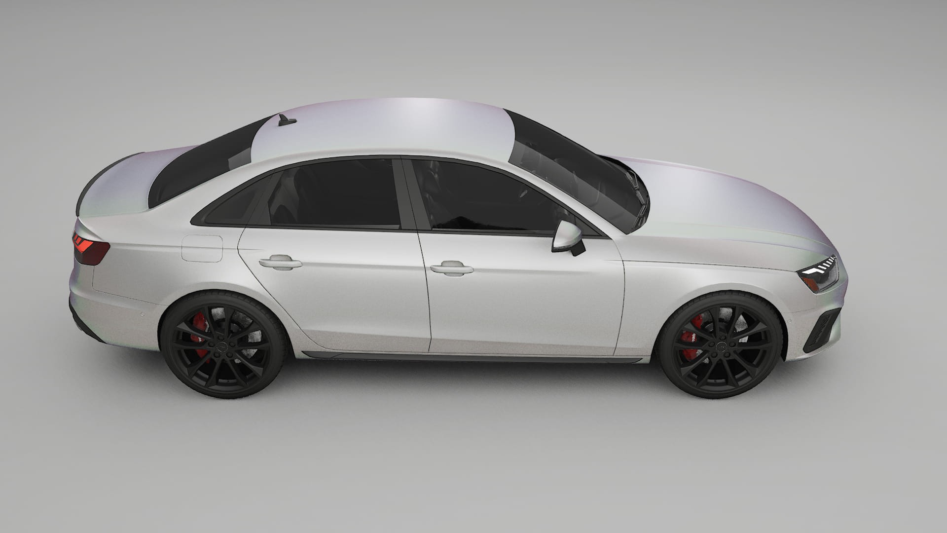 Audi S4 Sedan B9 facelift LCI TPU Lakbeschermingsfolie | NEBULA Kleurveranderende PPF – Volledig Voorgesneden Kit